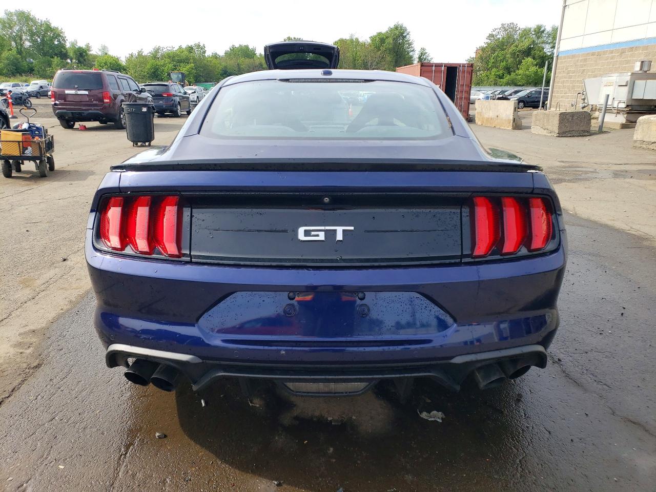 2019 Ford Mustang Gt Blue vin: 1FA6P8CF6K5112897