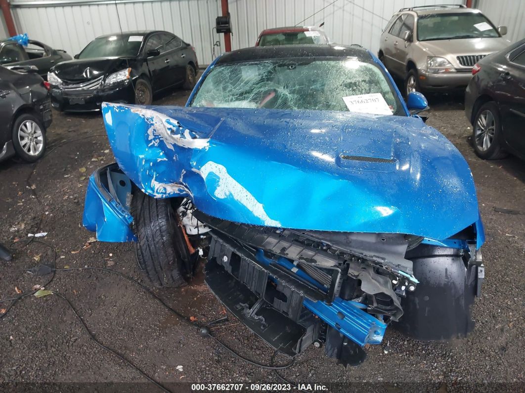 2020 Ford Mustang Gt Blue vin: 1FA6P8CF6L5123741