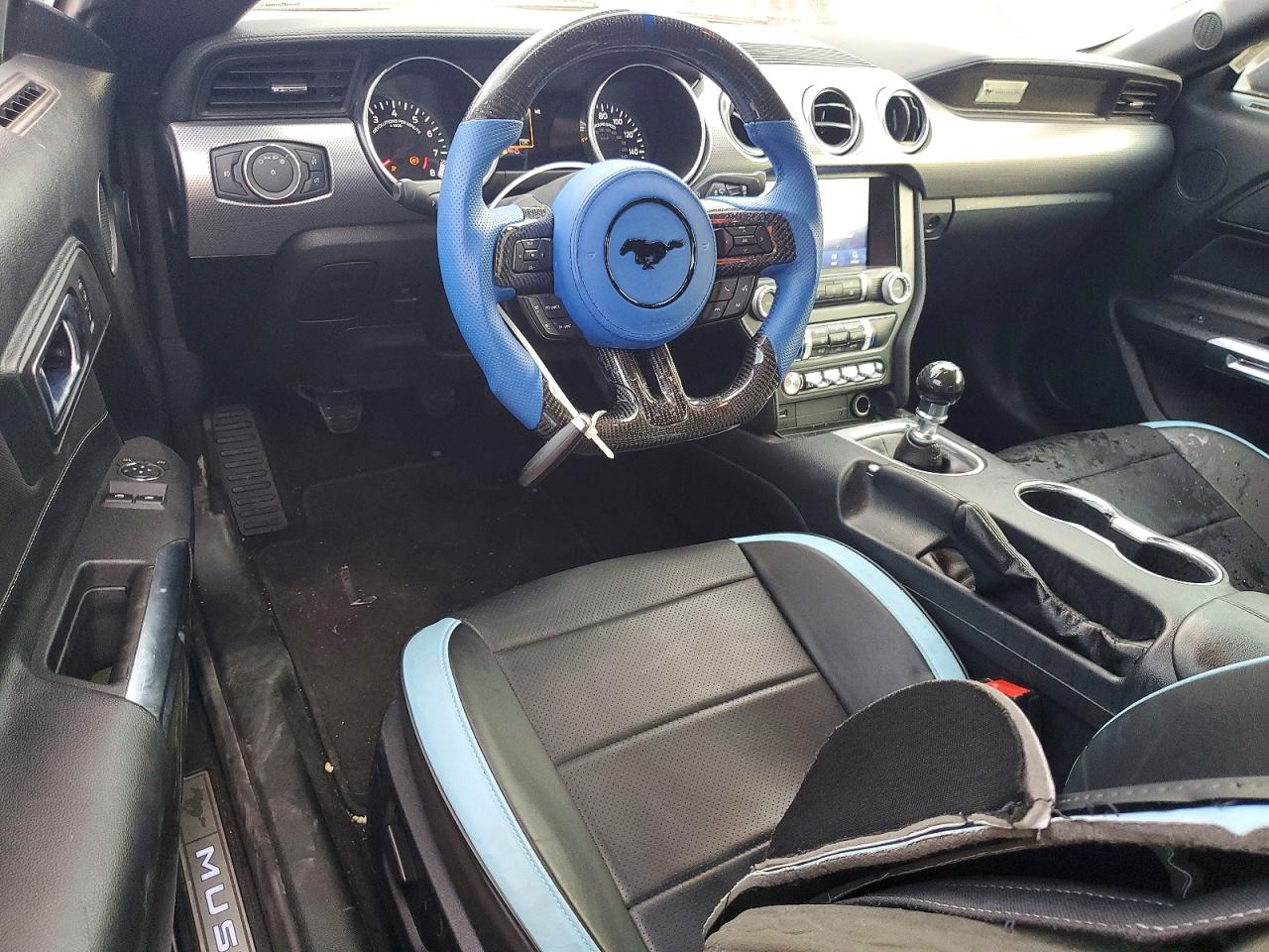2021 Ford Mustang Gt Синий vin: 1FA6P8CF6M5139519