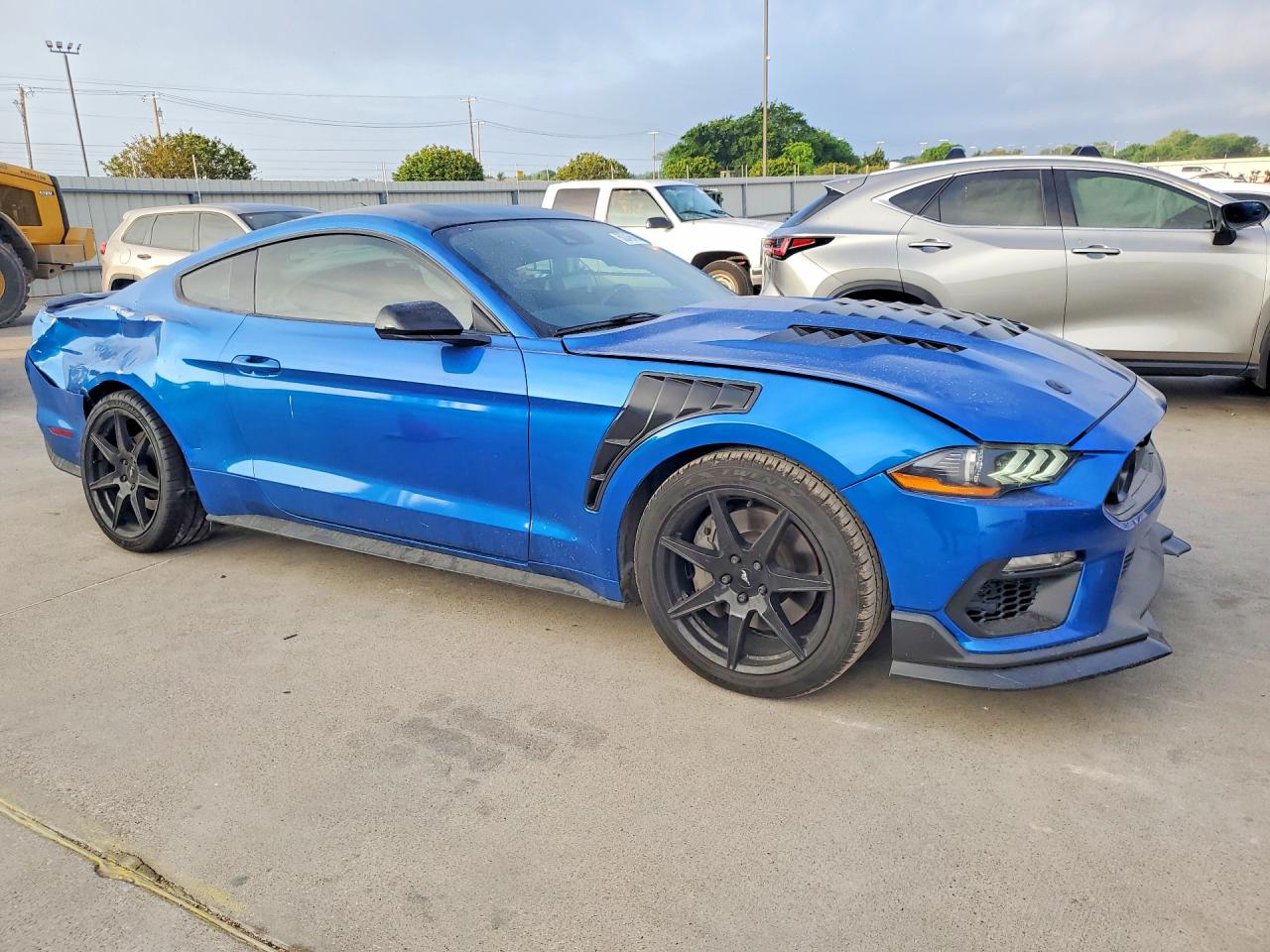 2021 Ford Mustang Gt Синий vin: 1FA6P8CF6M5139519