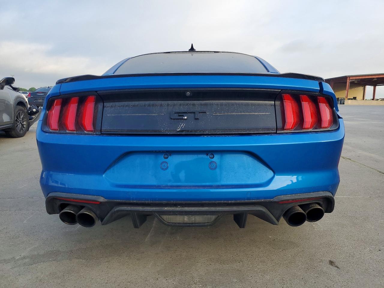 2021 Ford Mustang Gt Синий vin: 1FA6P8CF6M5139519