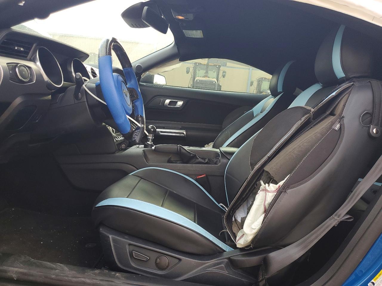2021 Ford Mustang Gt Синий vin: 1FA6P8CF6M5139519