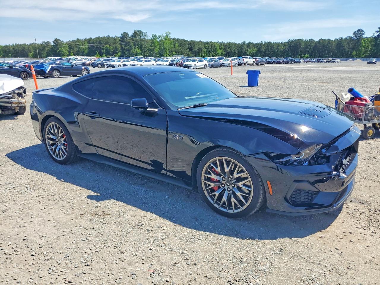 2024 Ford Mustang Gt Black vin: 1FA6P8CF6R5430271