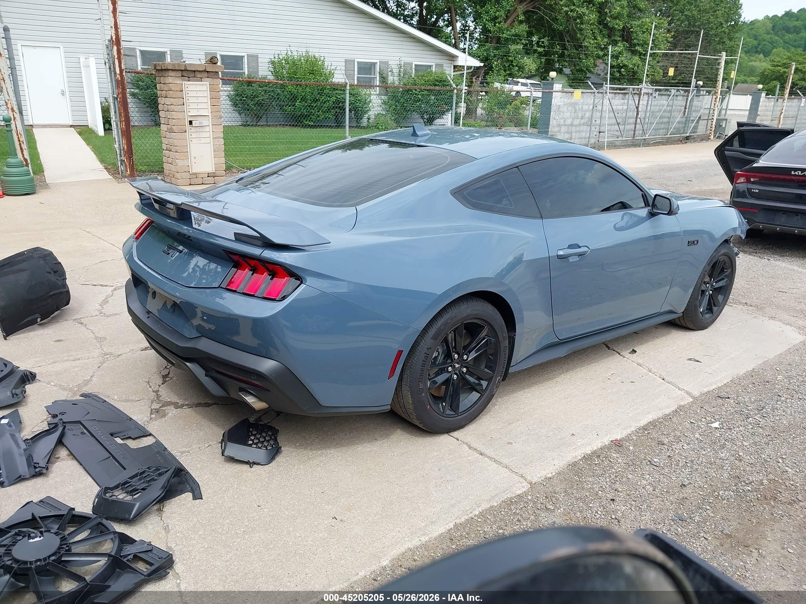 2026 Ford Mustang Gt Fastback Синий vin: 1FA6P8CF6T5404177