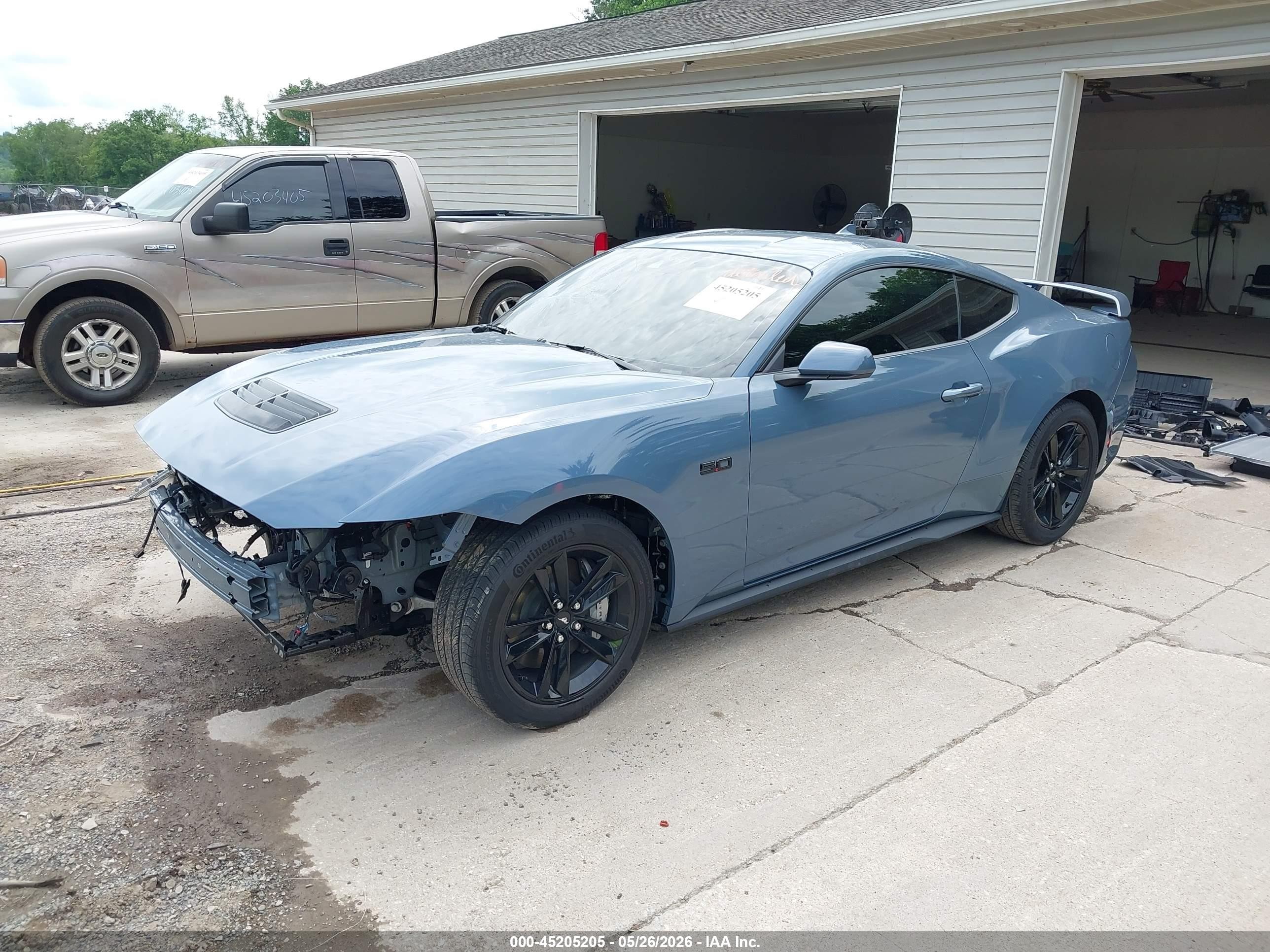 2026 Ford Mustang Gt Fastback Синий vin: 1FA6P8CF6T5404177
