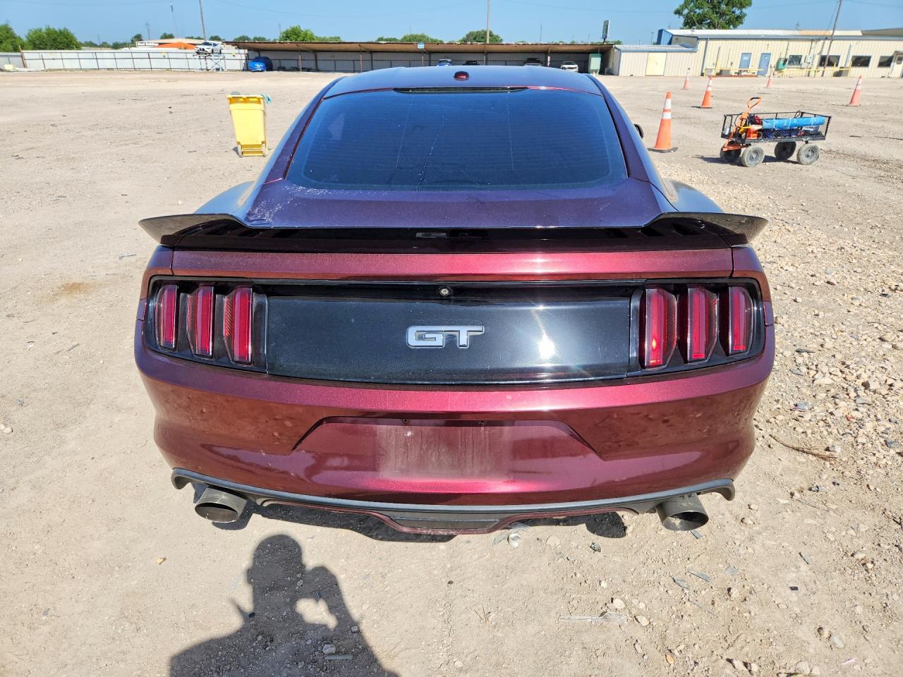 2015 Ford Mustang Gt Burgundy vin: 1FA6P8CF7F5305971