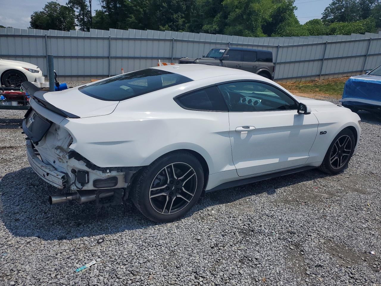 2015 Ford Mustang Gt White vin: 1FA6P8CF7F5309728