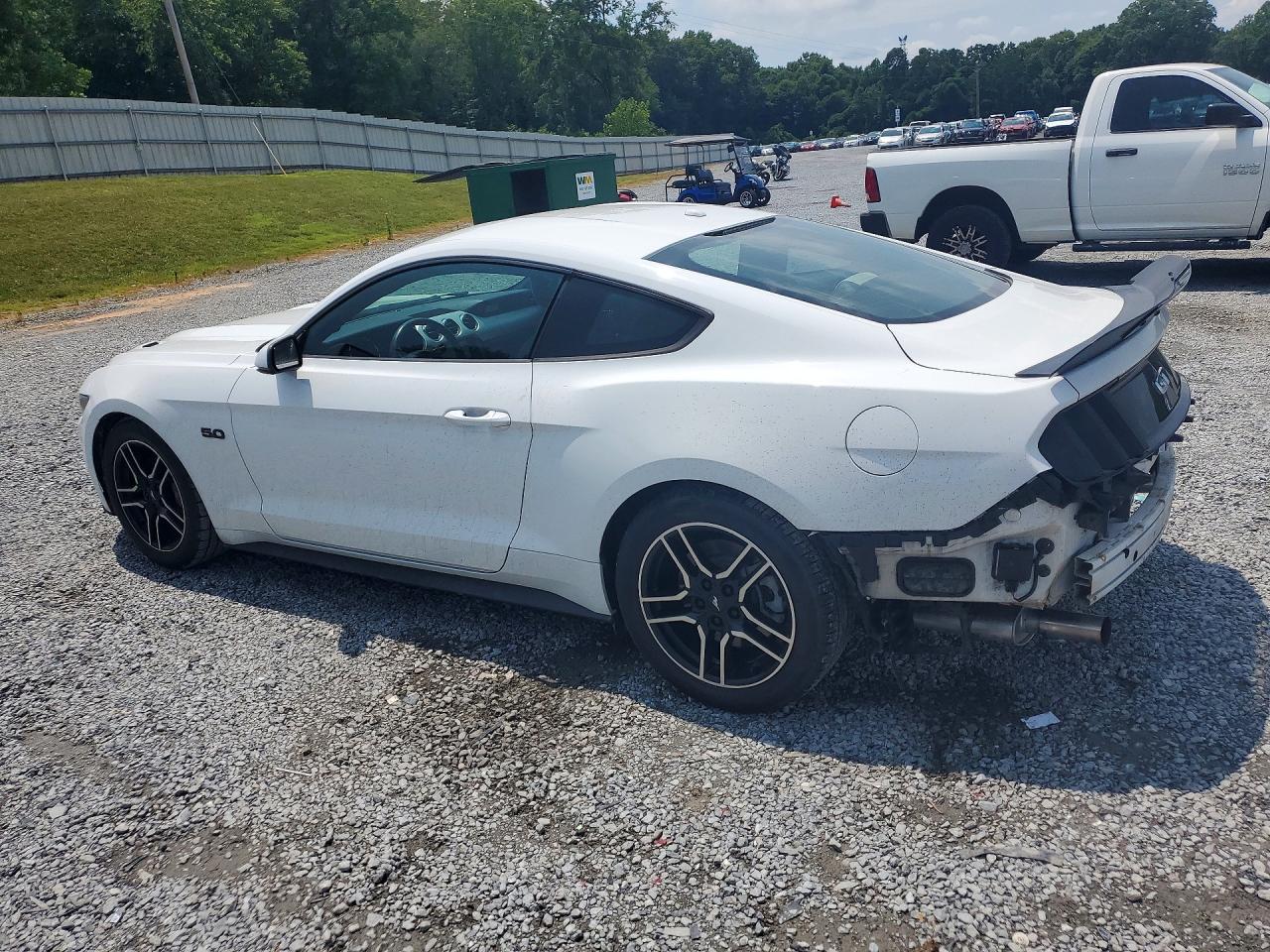 2015 Ford Mustang Gt White vin: 1FA6P8CF7F5309728