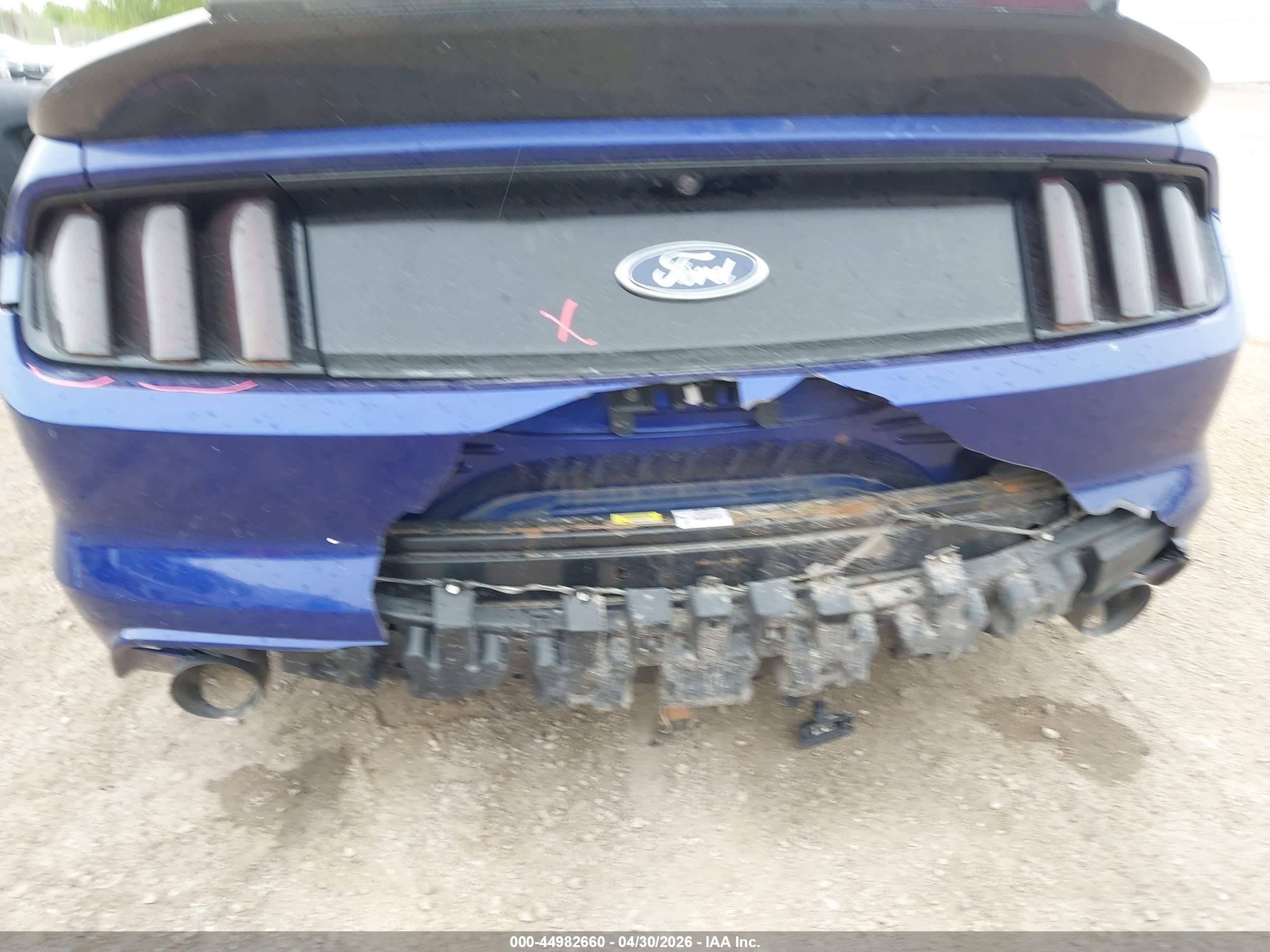 2015 Ford Mustang Gt Blue vin: 1FA6P8CF7F5318719