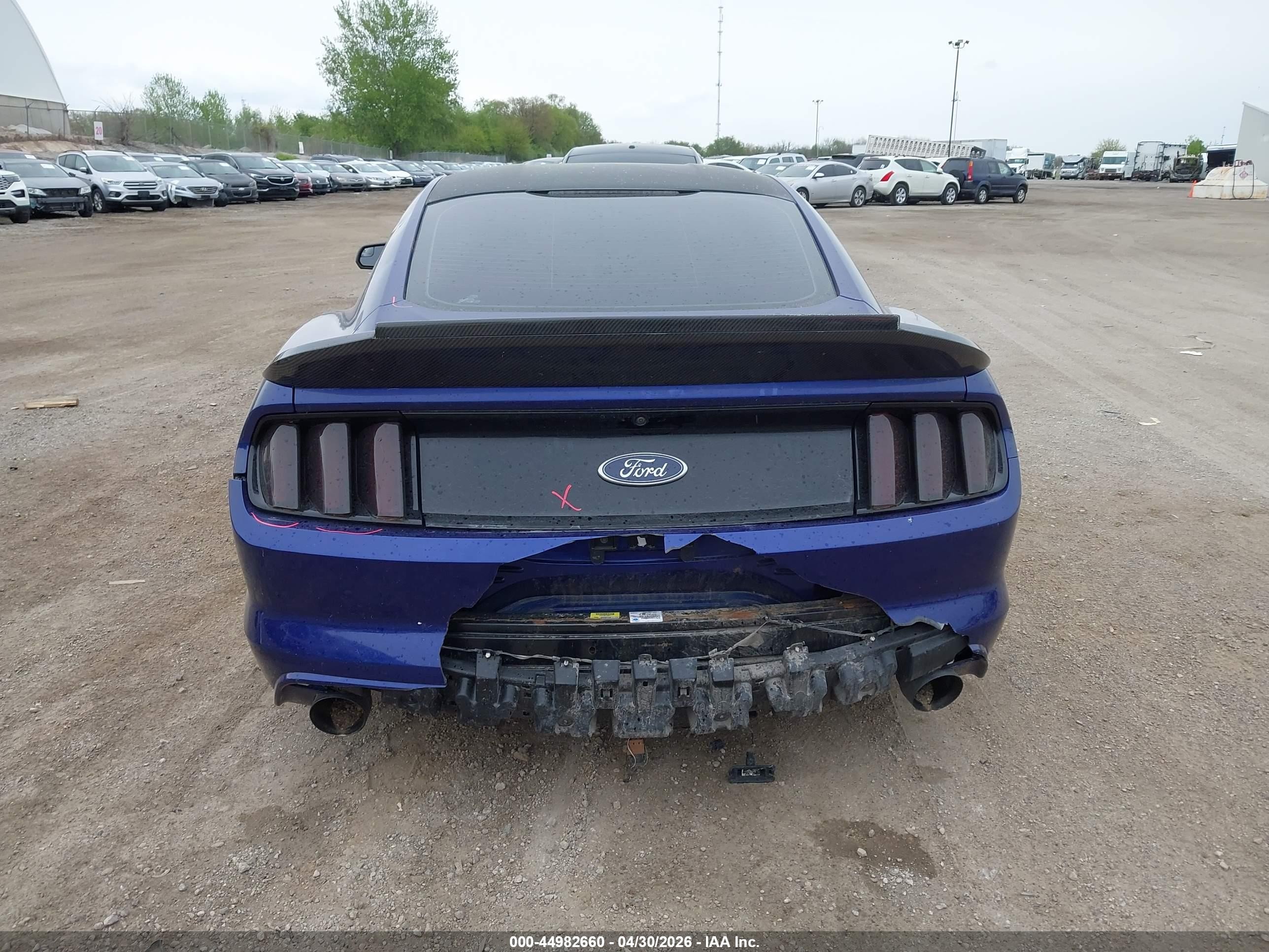 2015 Ford Mustang Gt Blue vin: 1FA6P8CF7F5318719