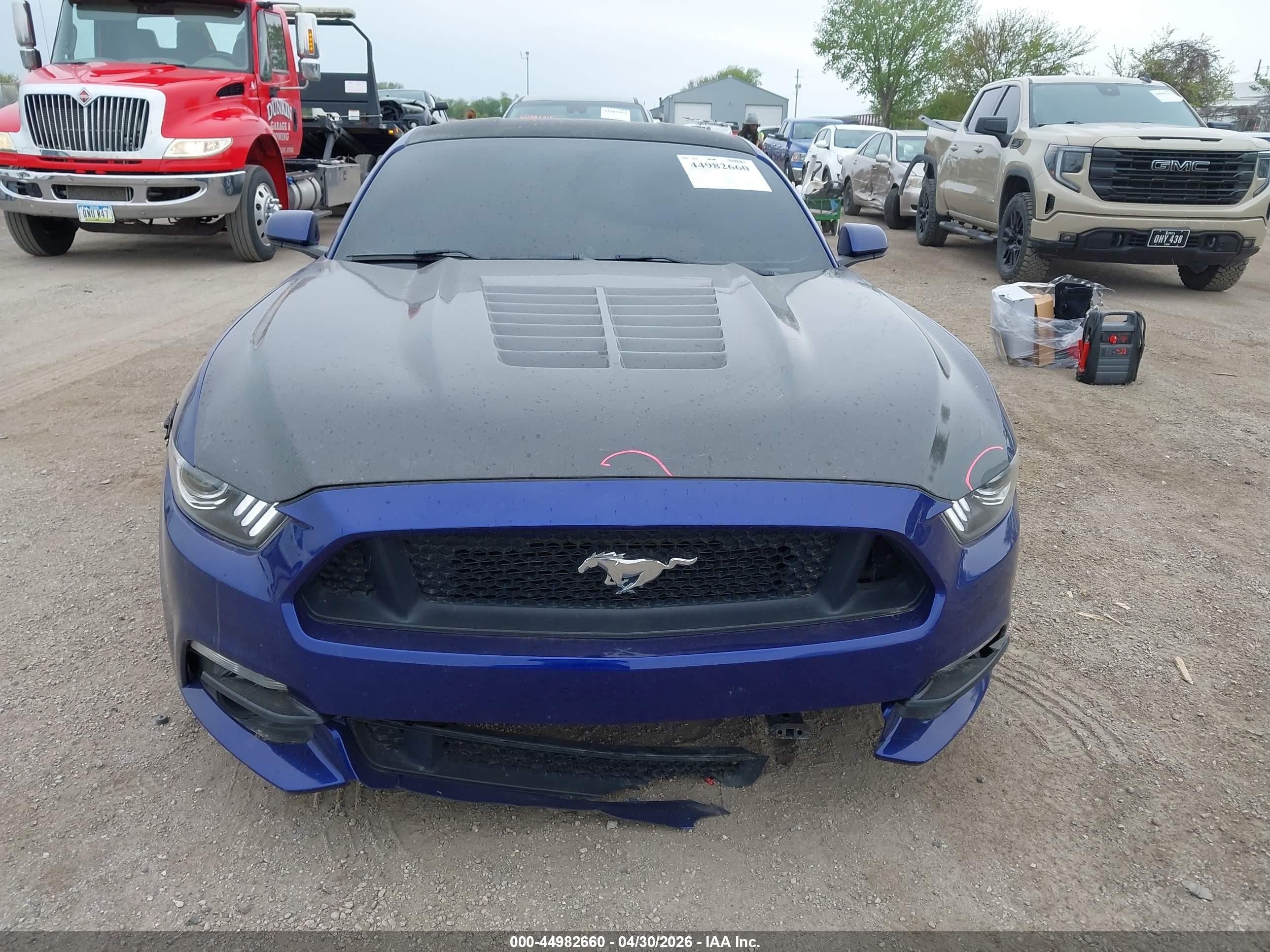 2015 Ford Mustang Gt Blue vin: 1FA6P8CF7F5318719