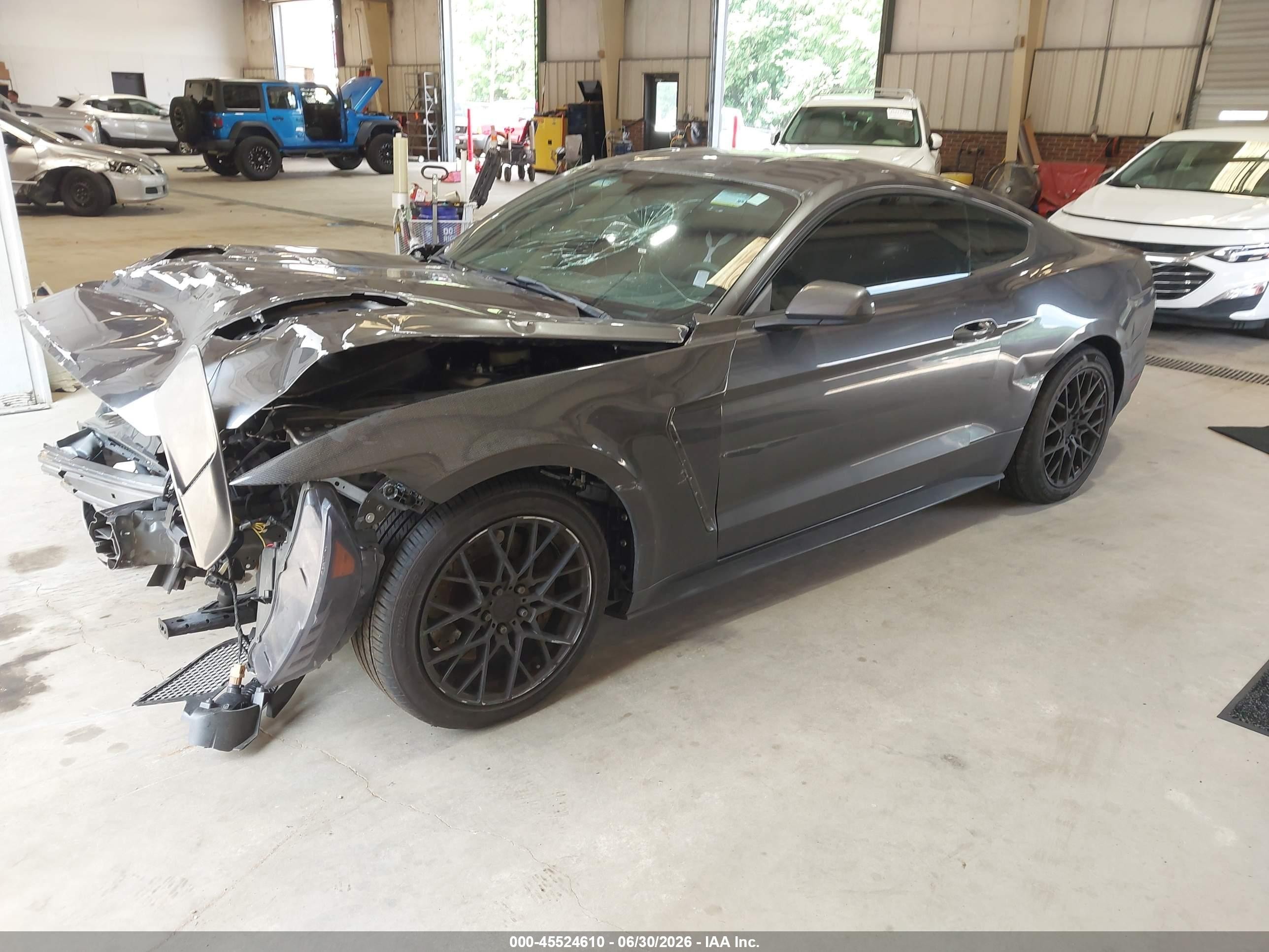 2015 Ford Mustang Gt/gt Premium Gray vin: 1FA6P8CF7F5367712