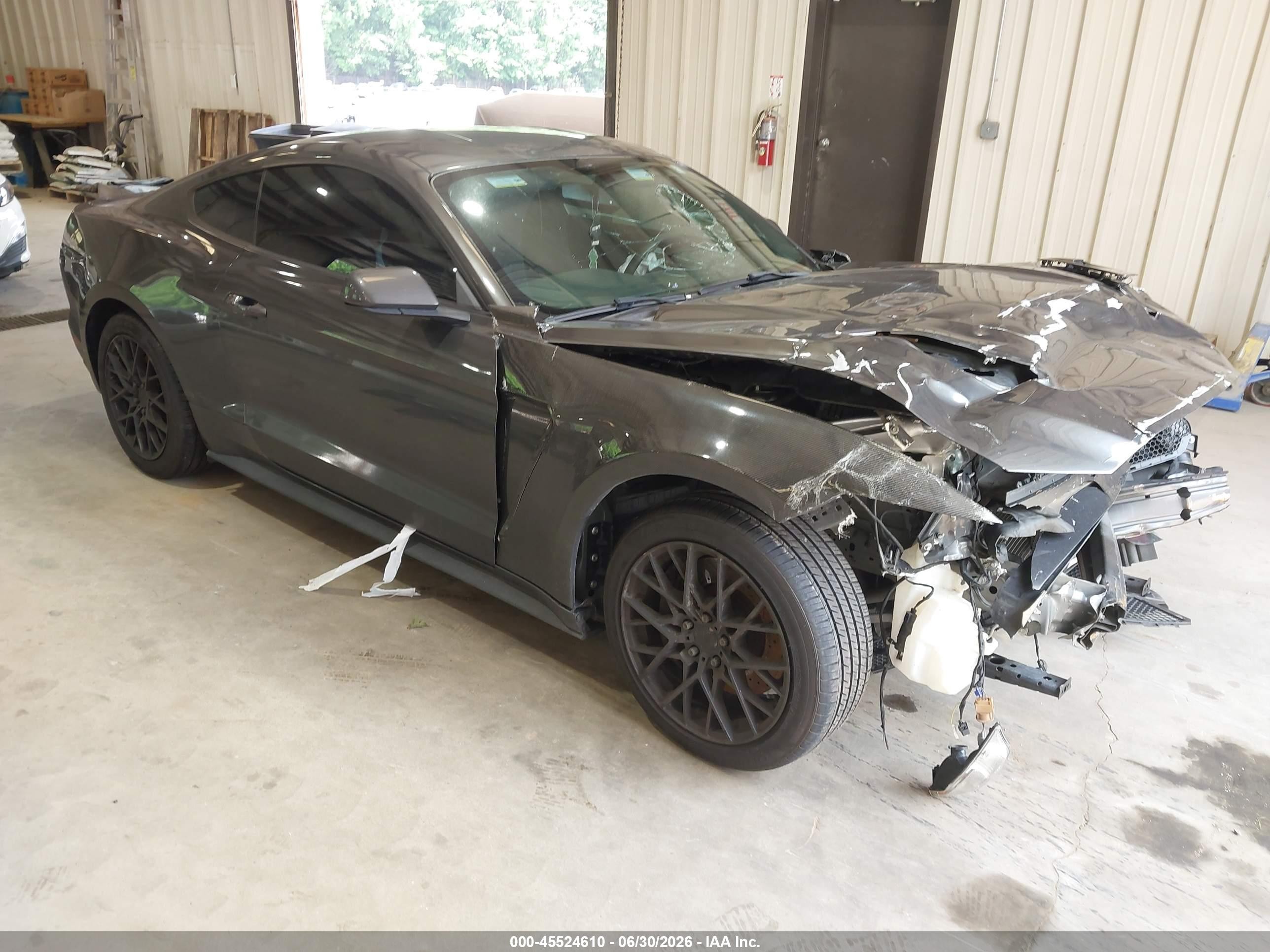 2015 Ford Mustang Gt/gt Premium Gray vin: 1FA6P8CF7F5367712