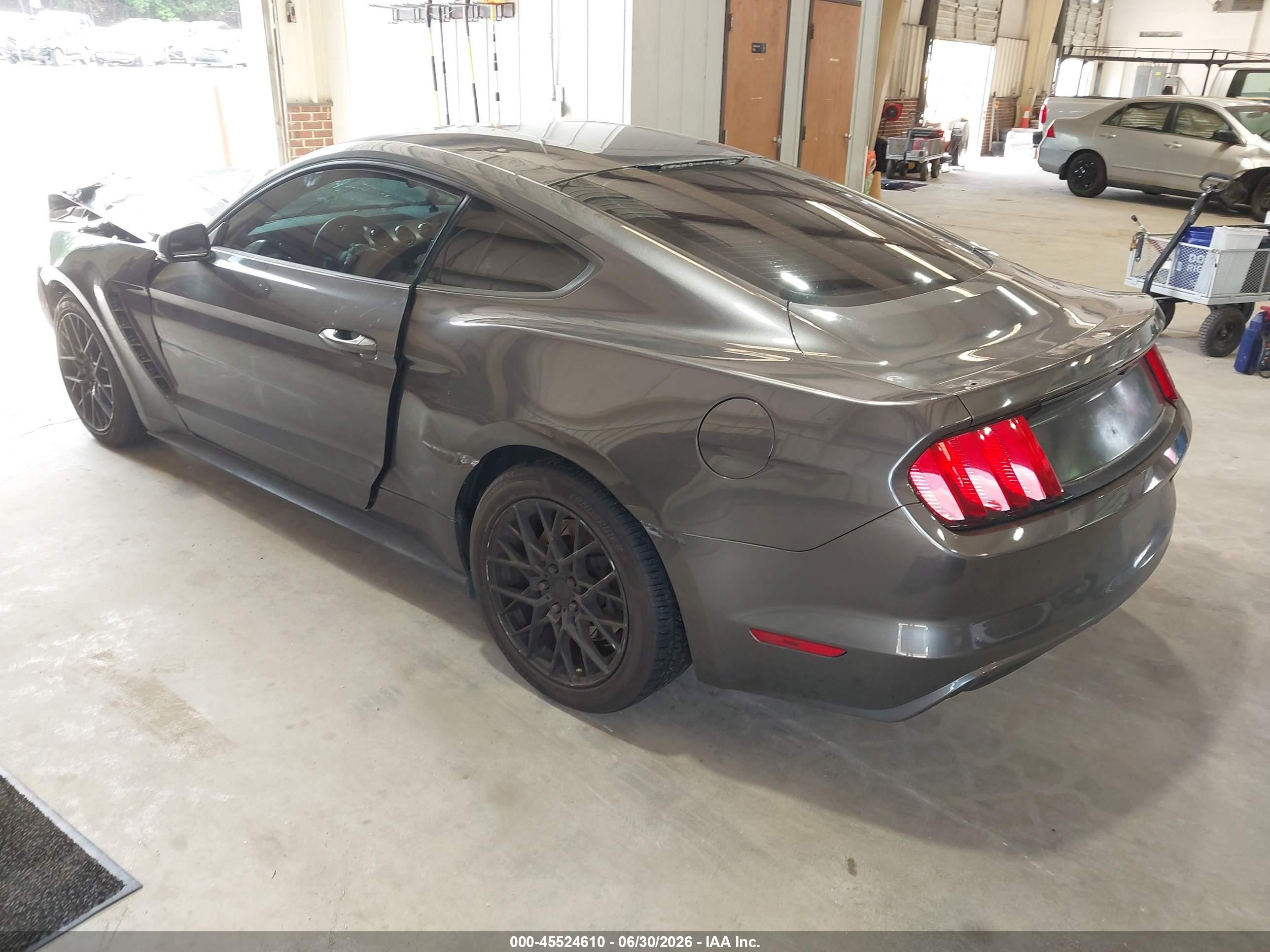 2015 Ford Mustang Gt/gt Premium Gray vin: 1FA6P8CF7F5367712