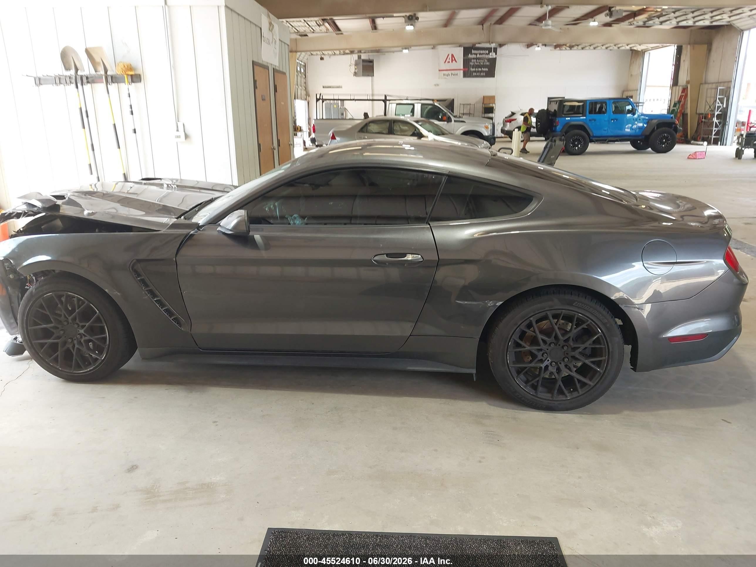 2015 Ford Mustang Gt/gt Premium Gray vin: 1FA6P8CF7F5367712