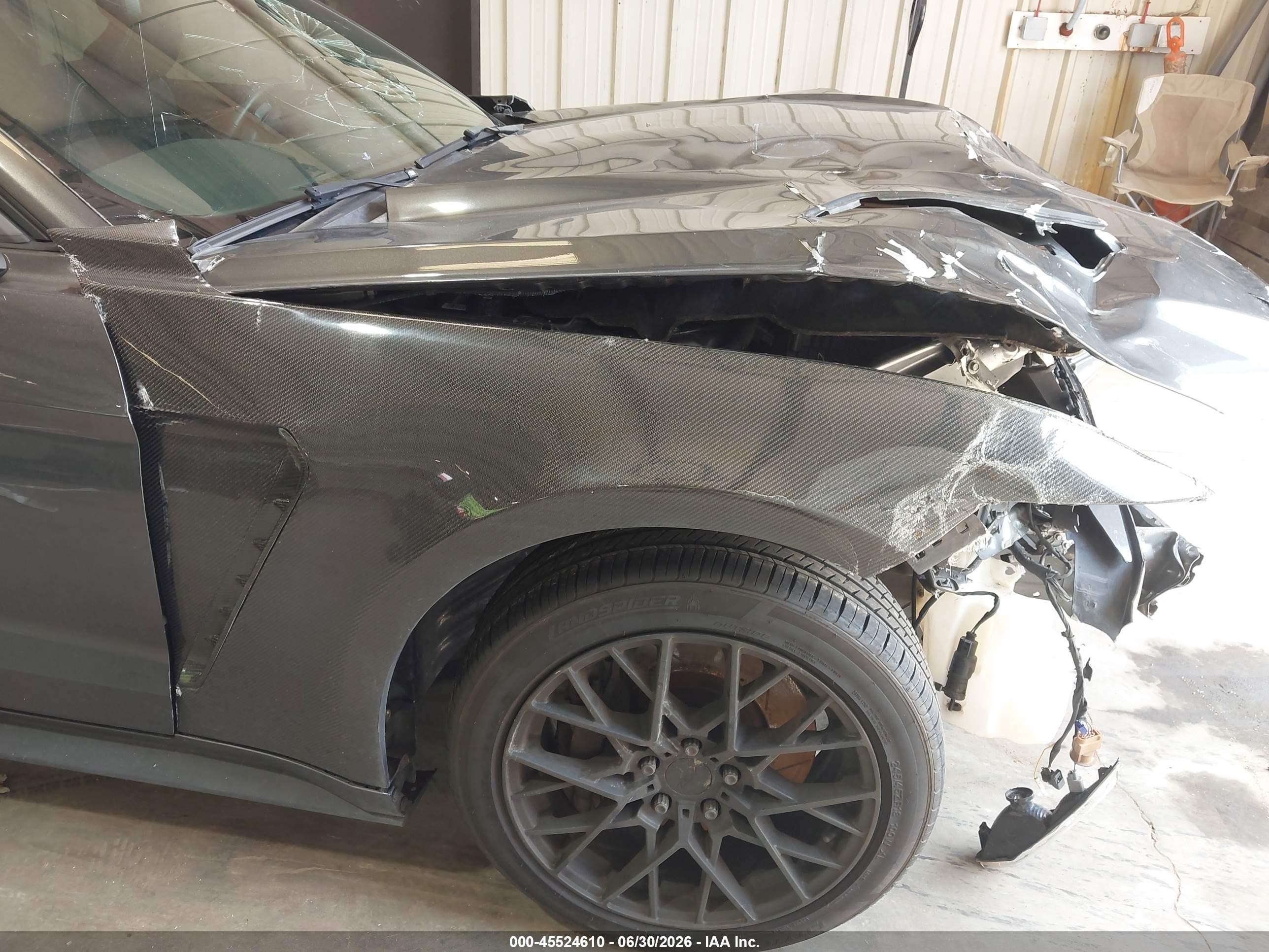 2015 Ford Mustang Gt/gt Premium Gray vin: 1FA6P8CF7F5367712
