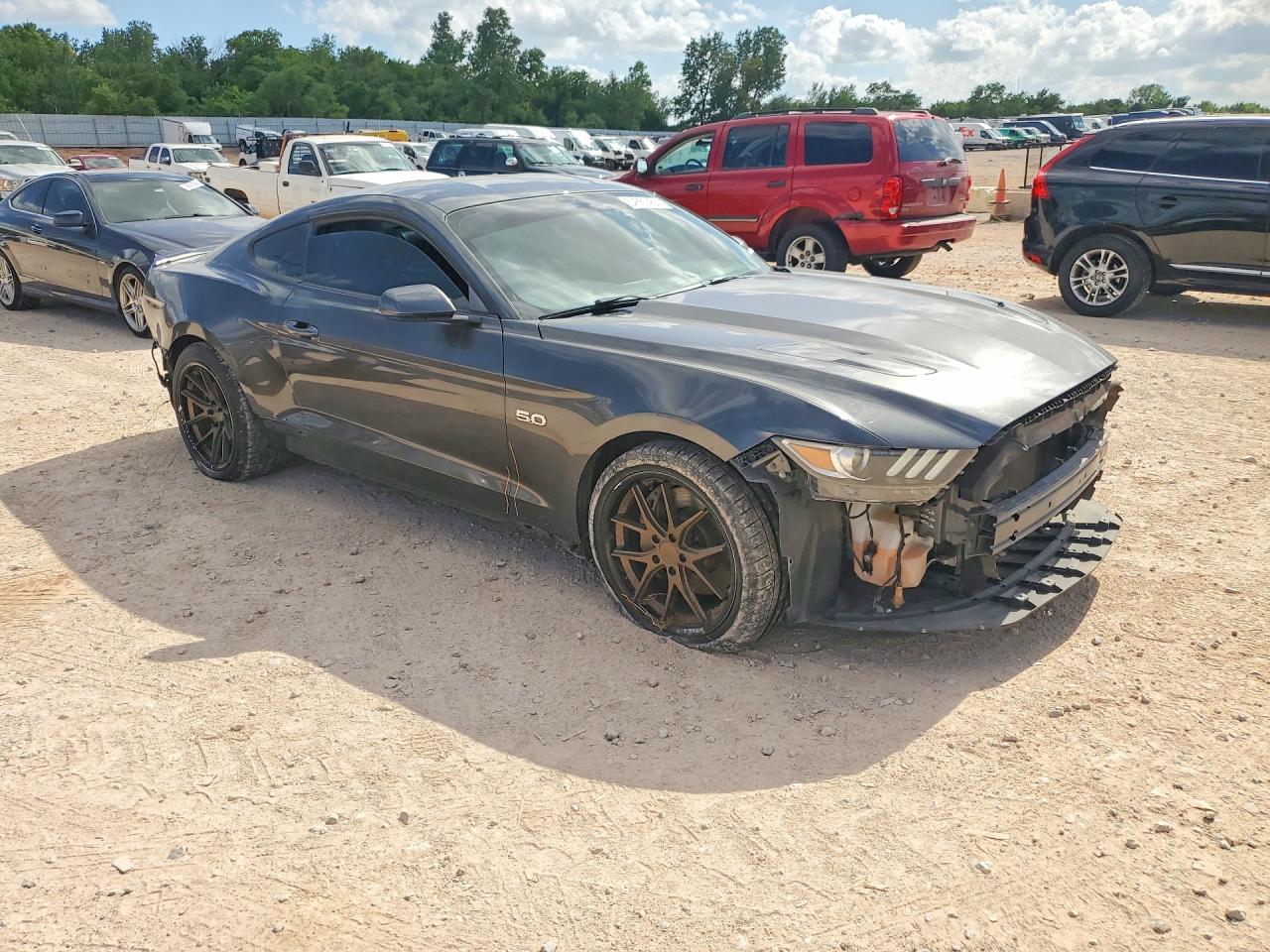 2015 Ford Mustang Gt Gray vin: 1FA6P8CF7F5378399
