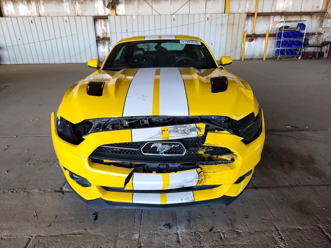 2015 Ford Mustang Gt Yellow vin: 1FA6P8CF7F5404743