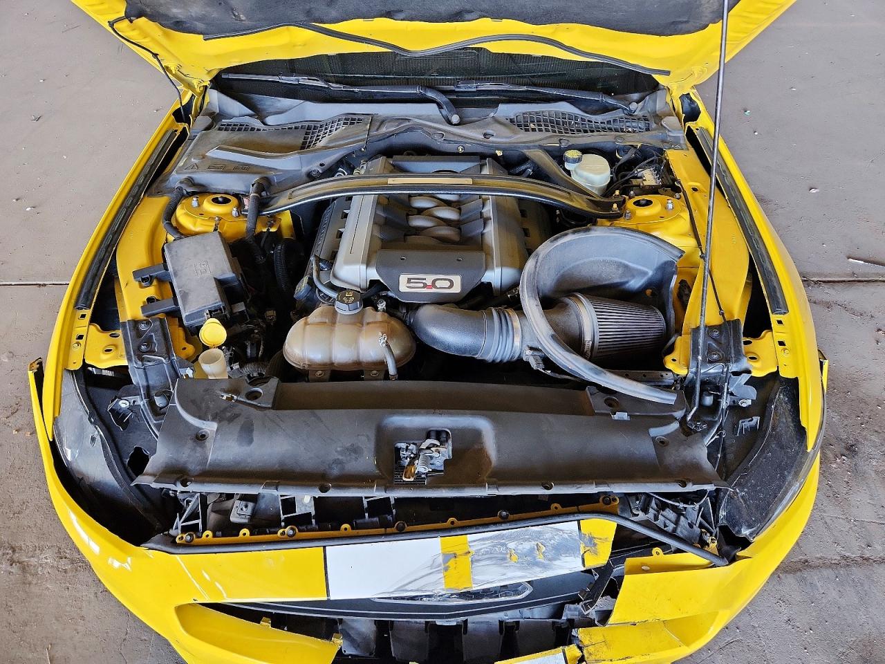 2015 Ford Mustang Gt Yellow vin: 1FA6P8CF7F5404743