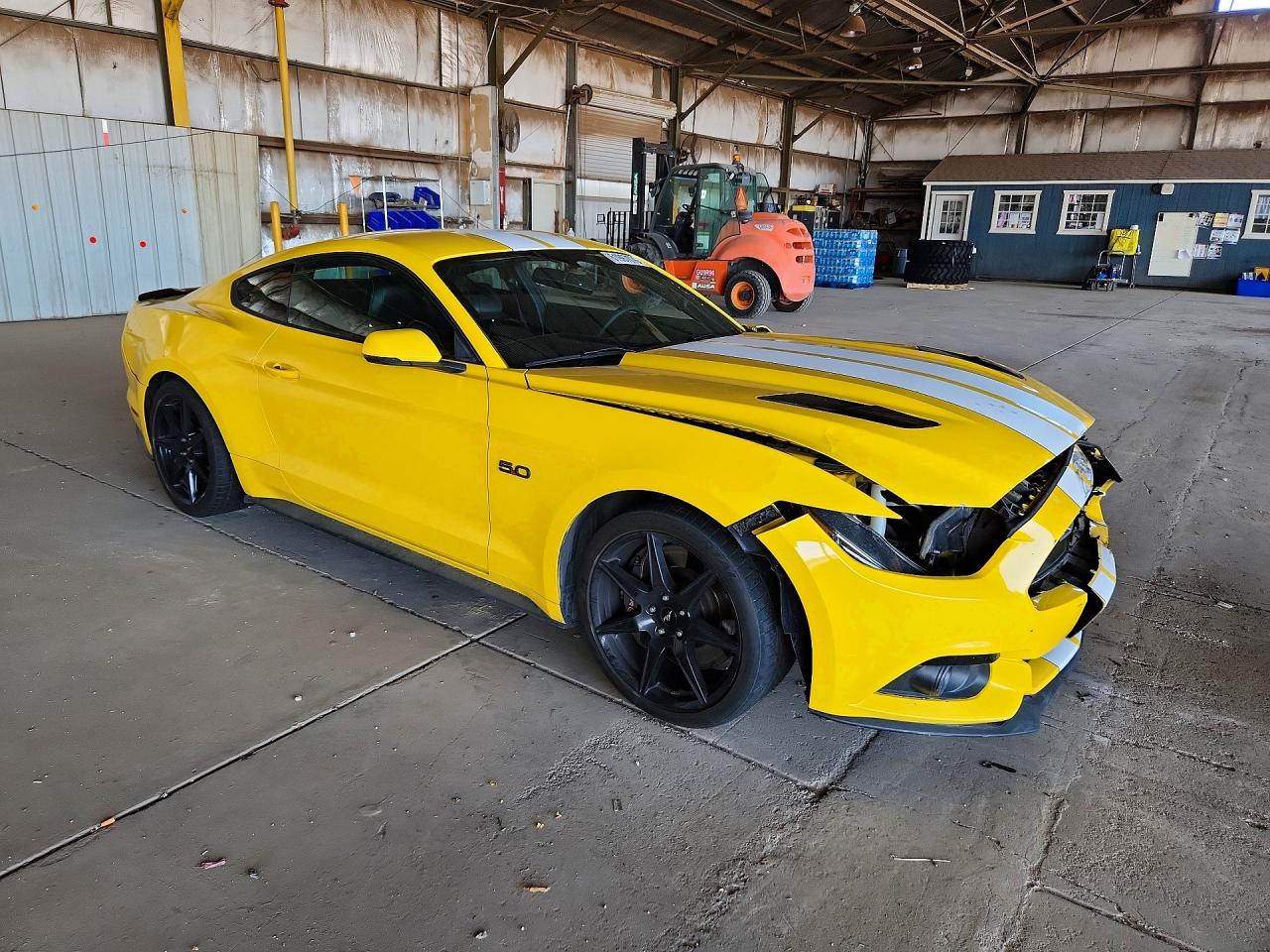 2015 Ford Mustang Gt Yellow vin: 1FA6P8CF7F5404743