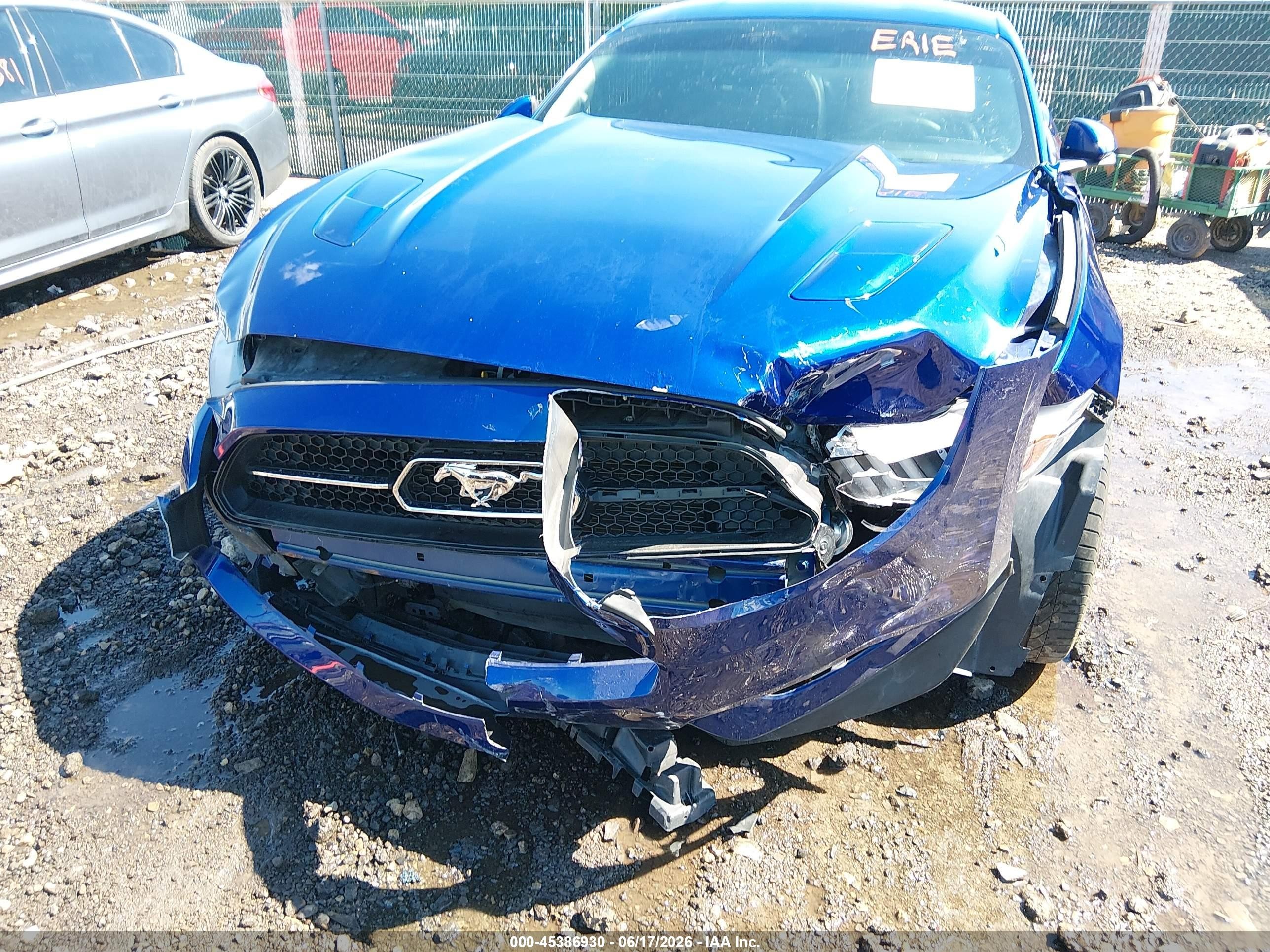 2015 Ford Mustang Gt Premium Blue vin: 1FA6P8CF7F5424331
