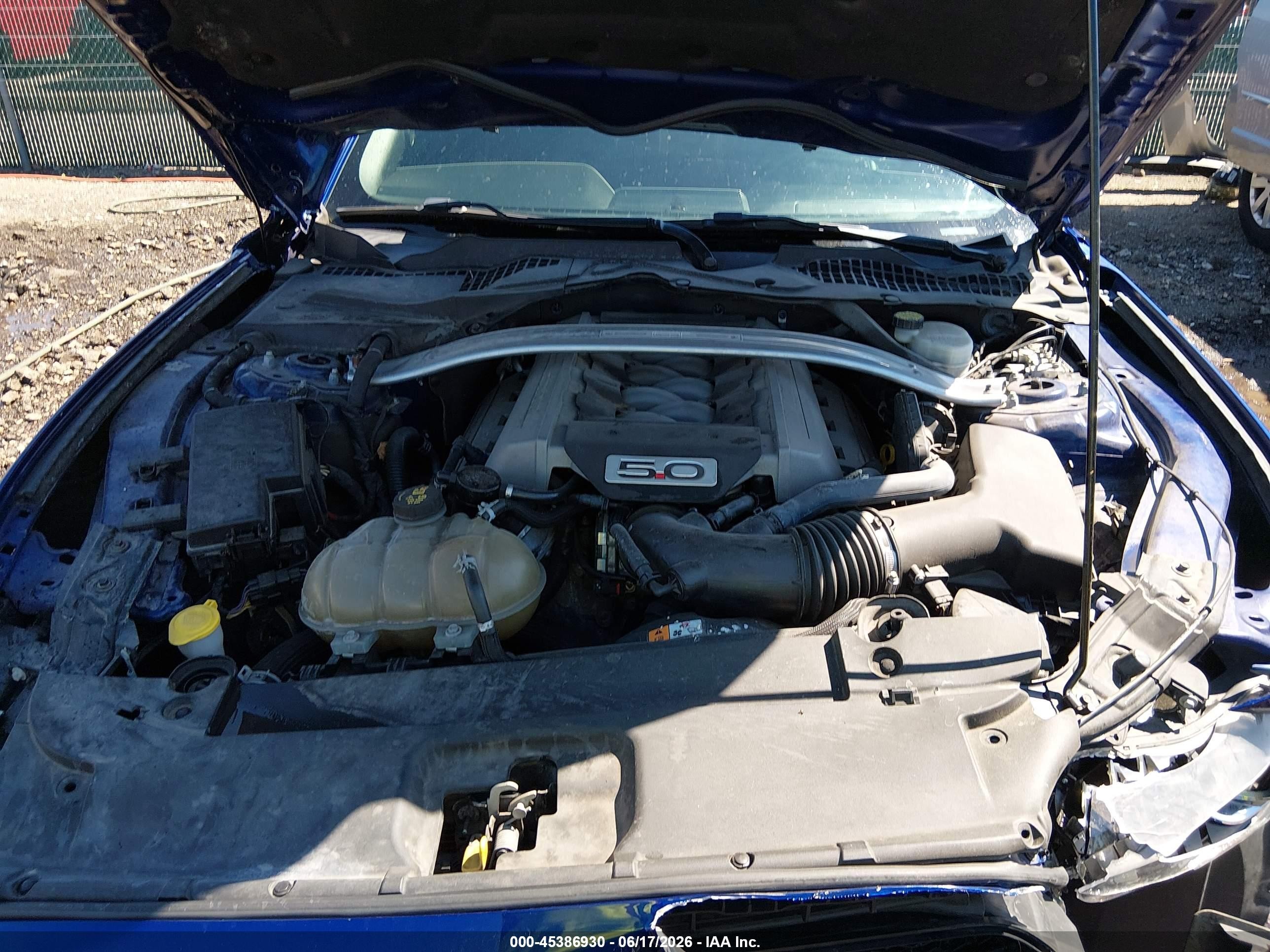 2015 Ford Mustang Gt Premium Blue vin: 1FA6P8CF7F5424331