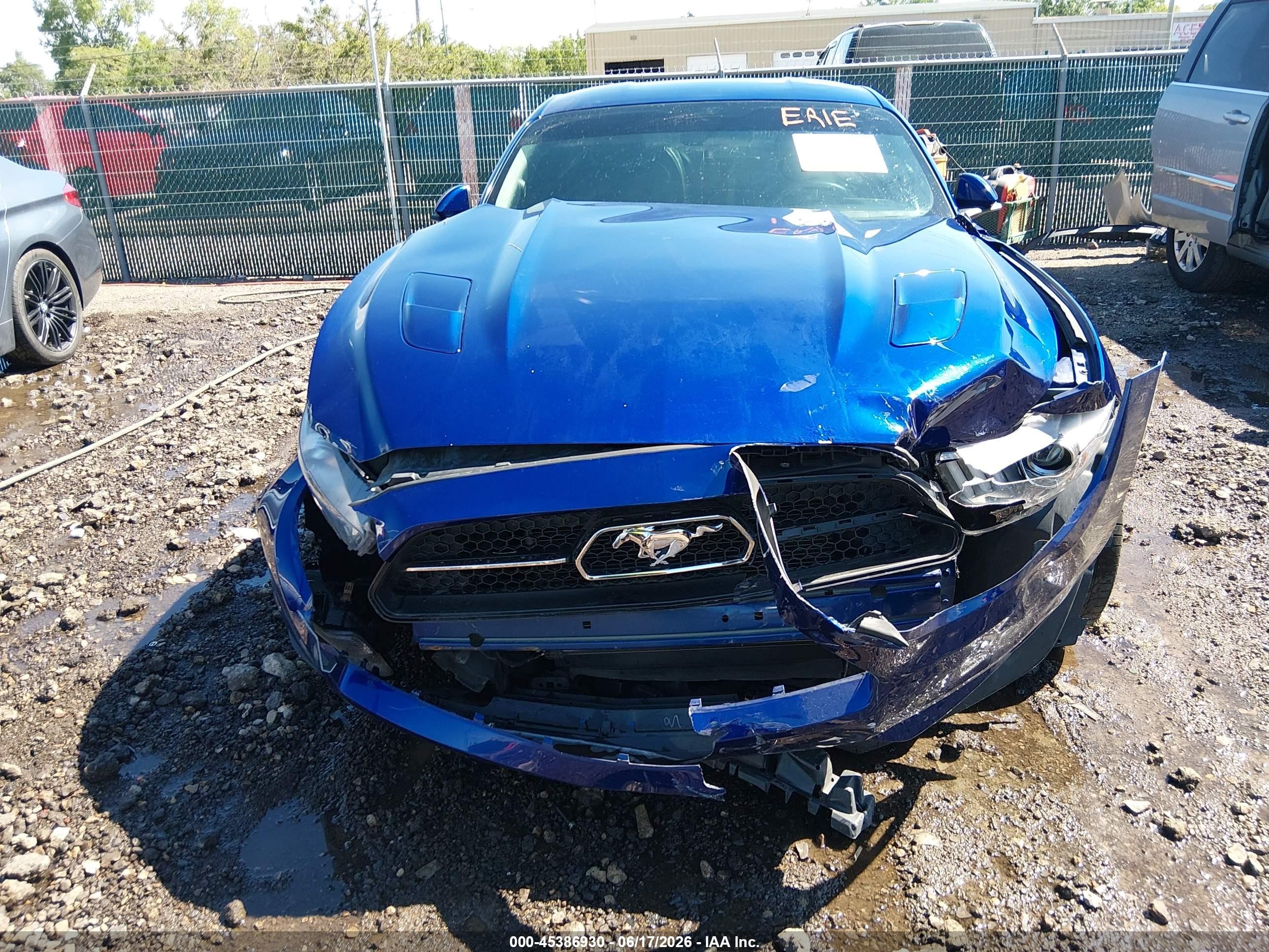 2015 Ford Mustang Gt Premium Blue vin: 1FA6P8CF7F5424331