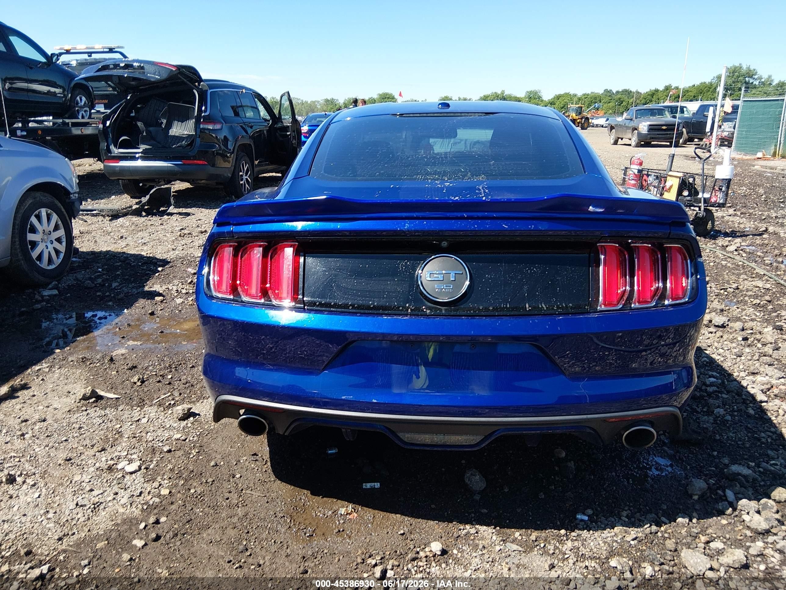 2015 Ford Mustang Gt Premium Blue vin: 1FA6P8CF7F5424331