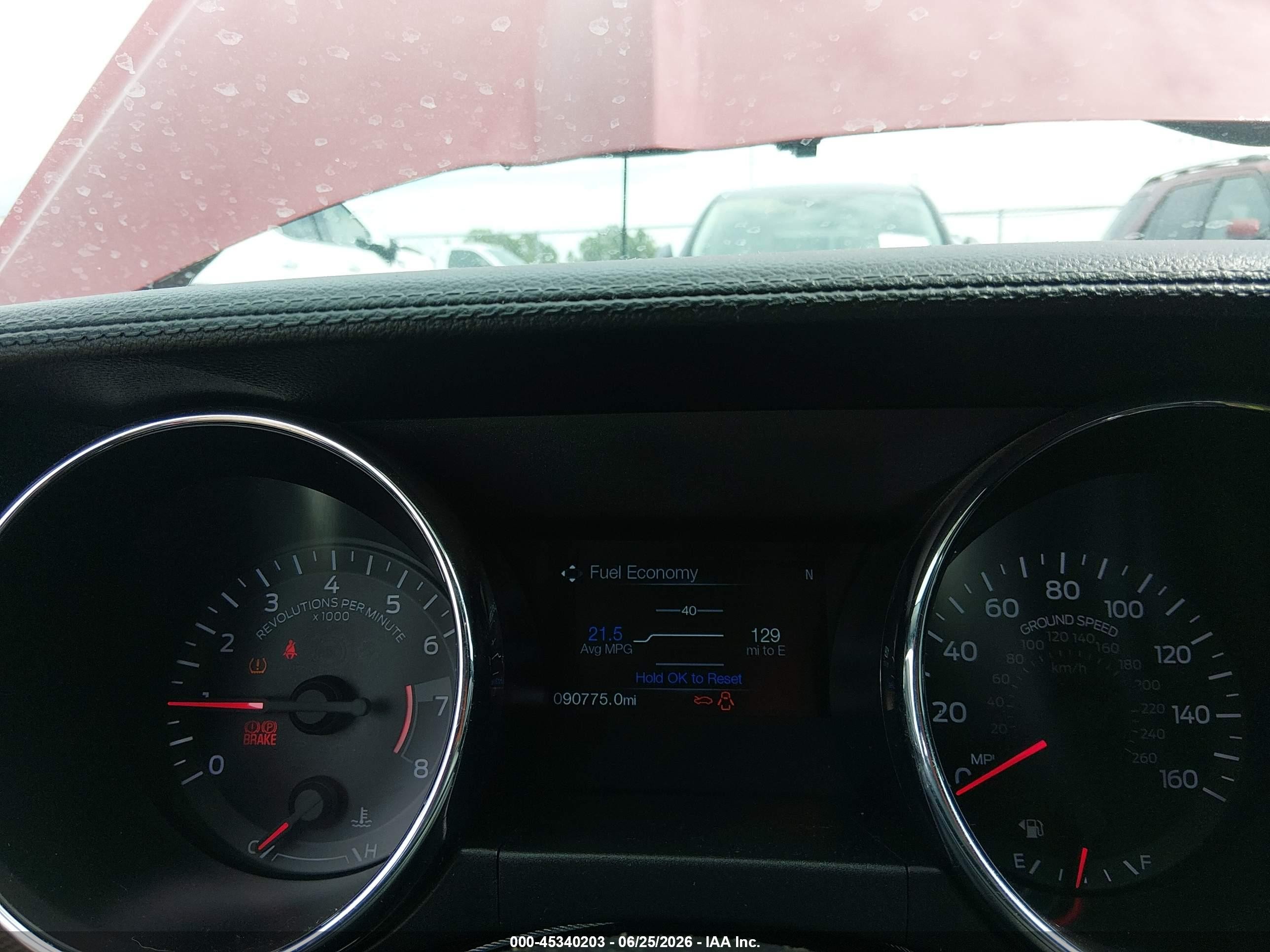 2015 Ford Mustang Gt Red vin: 1FA6P8CF7F5435894
