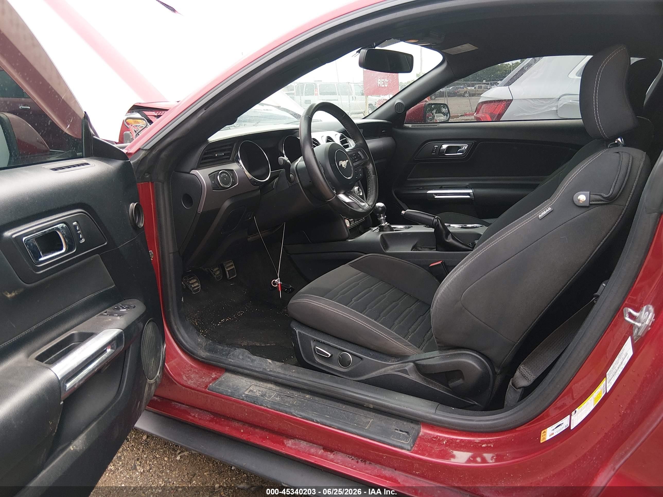 2015 Ford Mustang Gt Red vin: 1FA6P8CF7F5435894