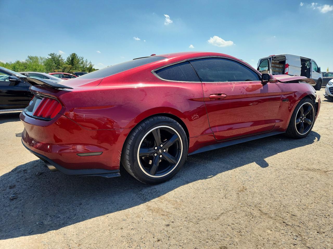 2016 Ford Mustang Gt Red vin: 1FA6P8CF7G5202972