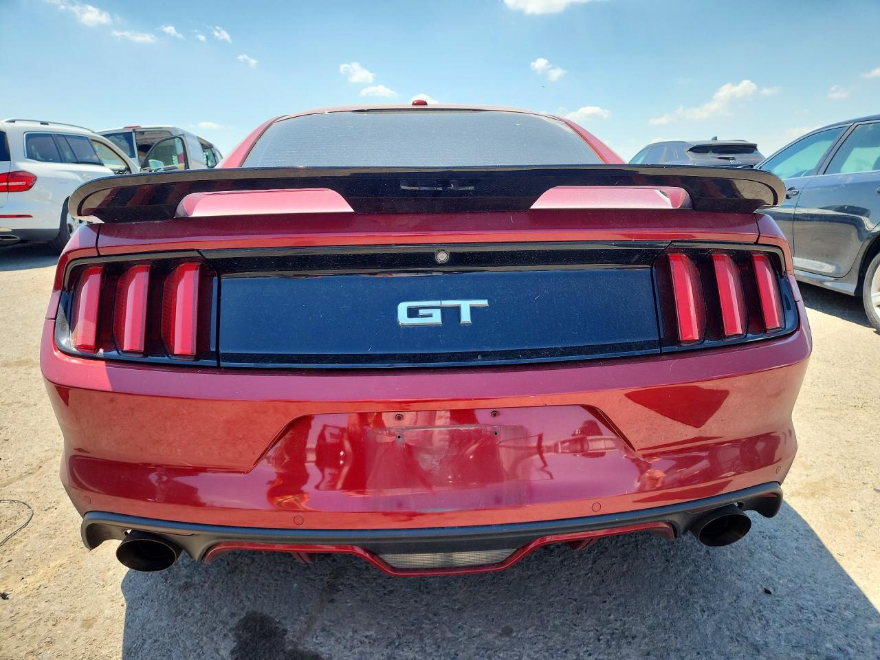 2016 Ford Mustang Gt Red vin: 1FA6P8CF7G5202972