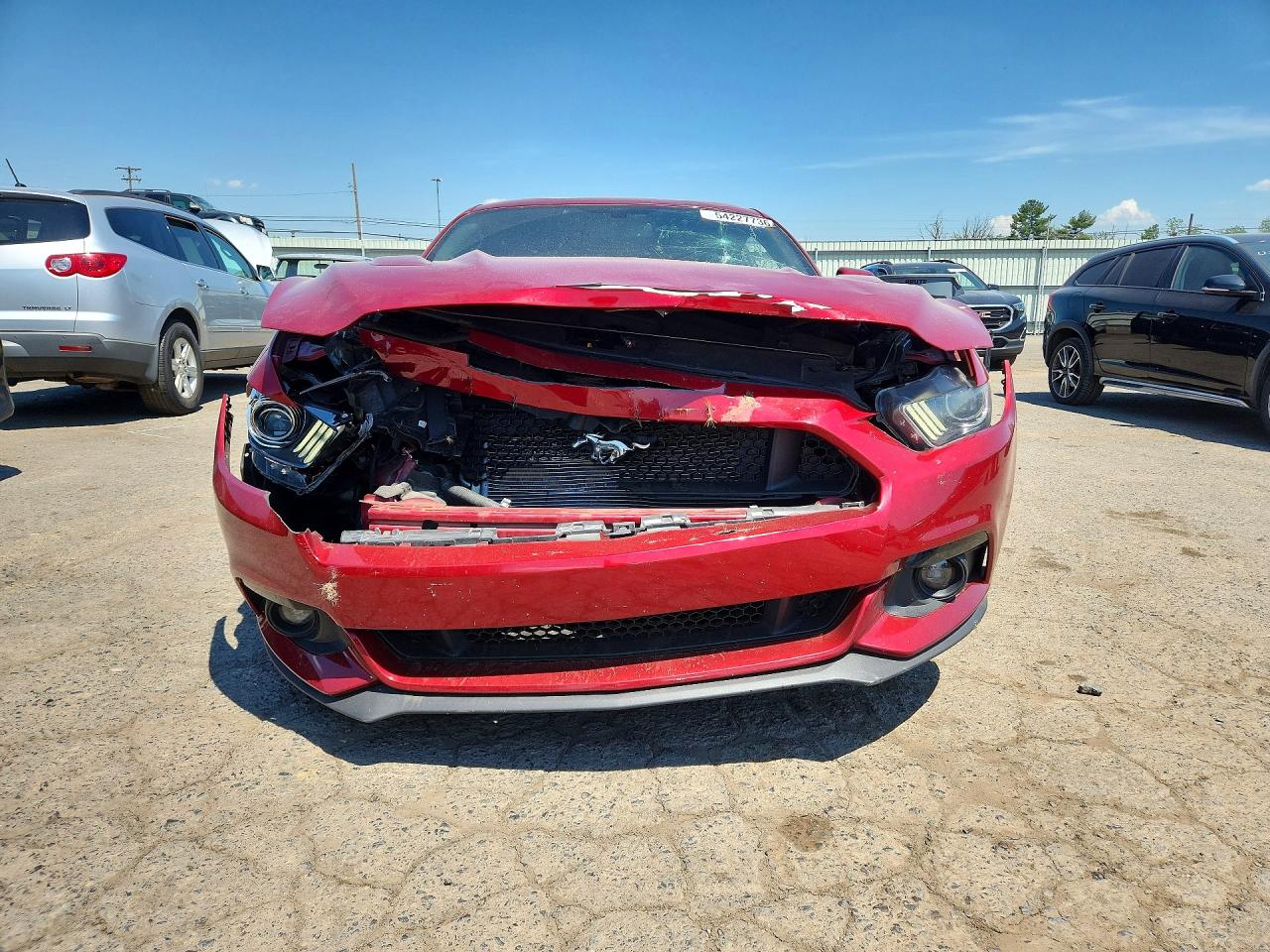 2016 Ford Mustang Gt Red vin: 1FA6P8CF7G5202972