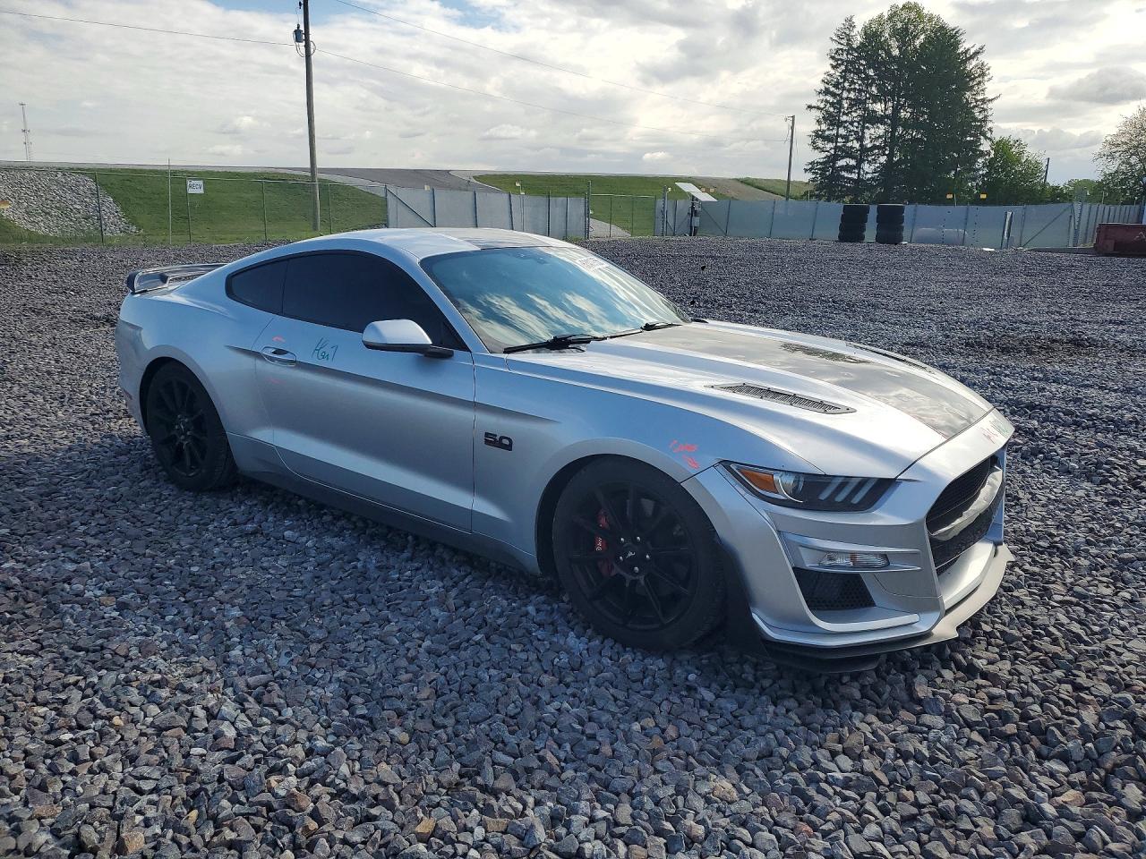 2016 Ford Mustang Gt Silver vin: 1FA6P8CF7G5267868