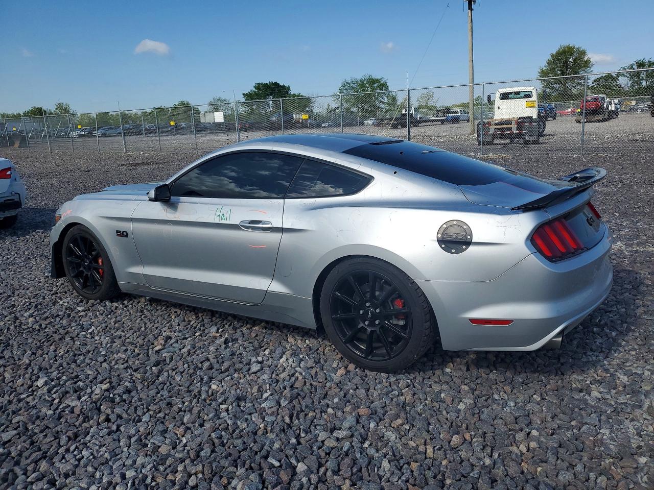 2016 Ford Mustang Gt Silver vin: 1FA6P8CF7G5267868