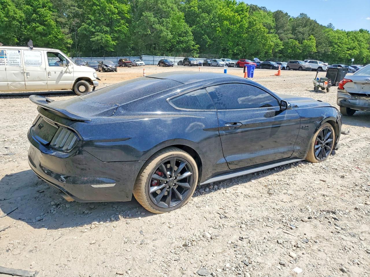 2017 Ford Mustang Gt Black vin: 1FA6P8CF7H5224634
