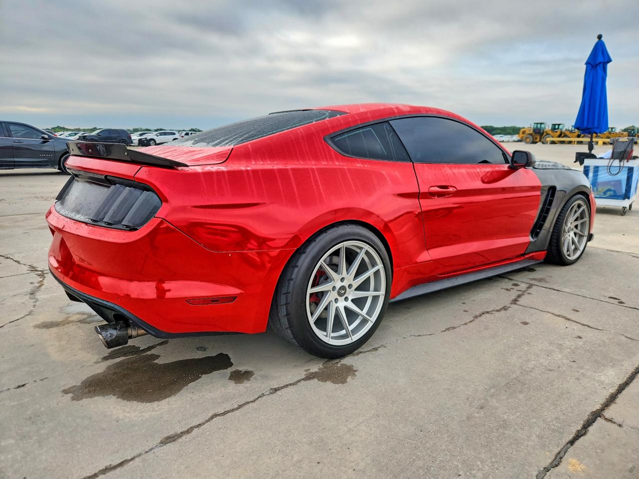 2017 Ford Mustang Gt Red vin: 1FA6P8CF7H5336365