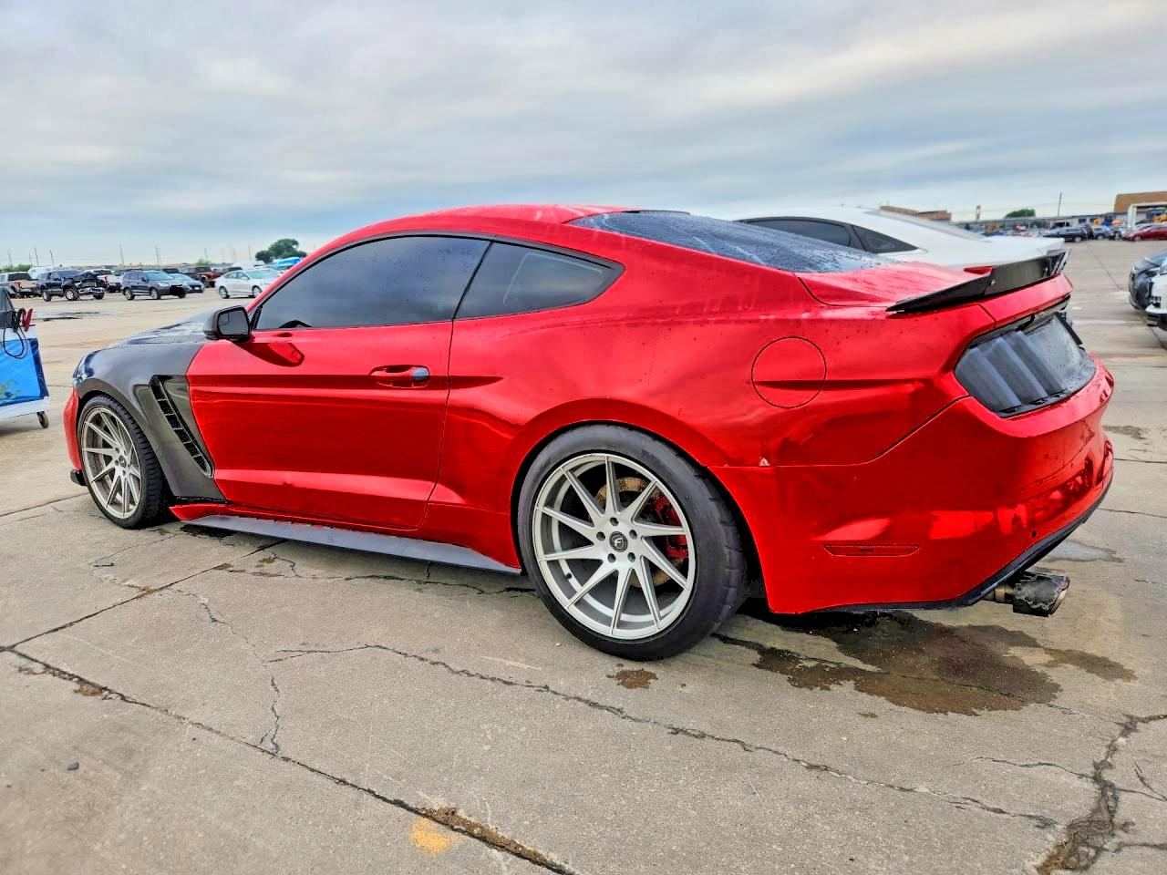 2017 Ford Mustang Gt Red vin: 1FA6P8CF7H5336365