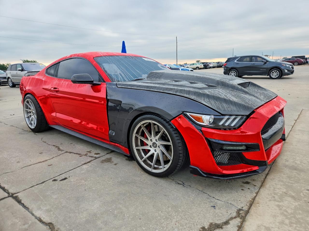 2017 Ford Mustang Gt Red vin: 1FA6P8CF7H5336365