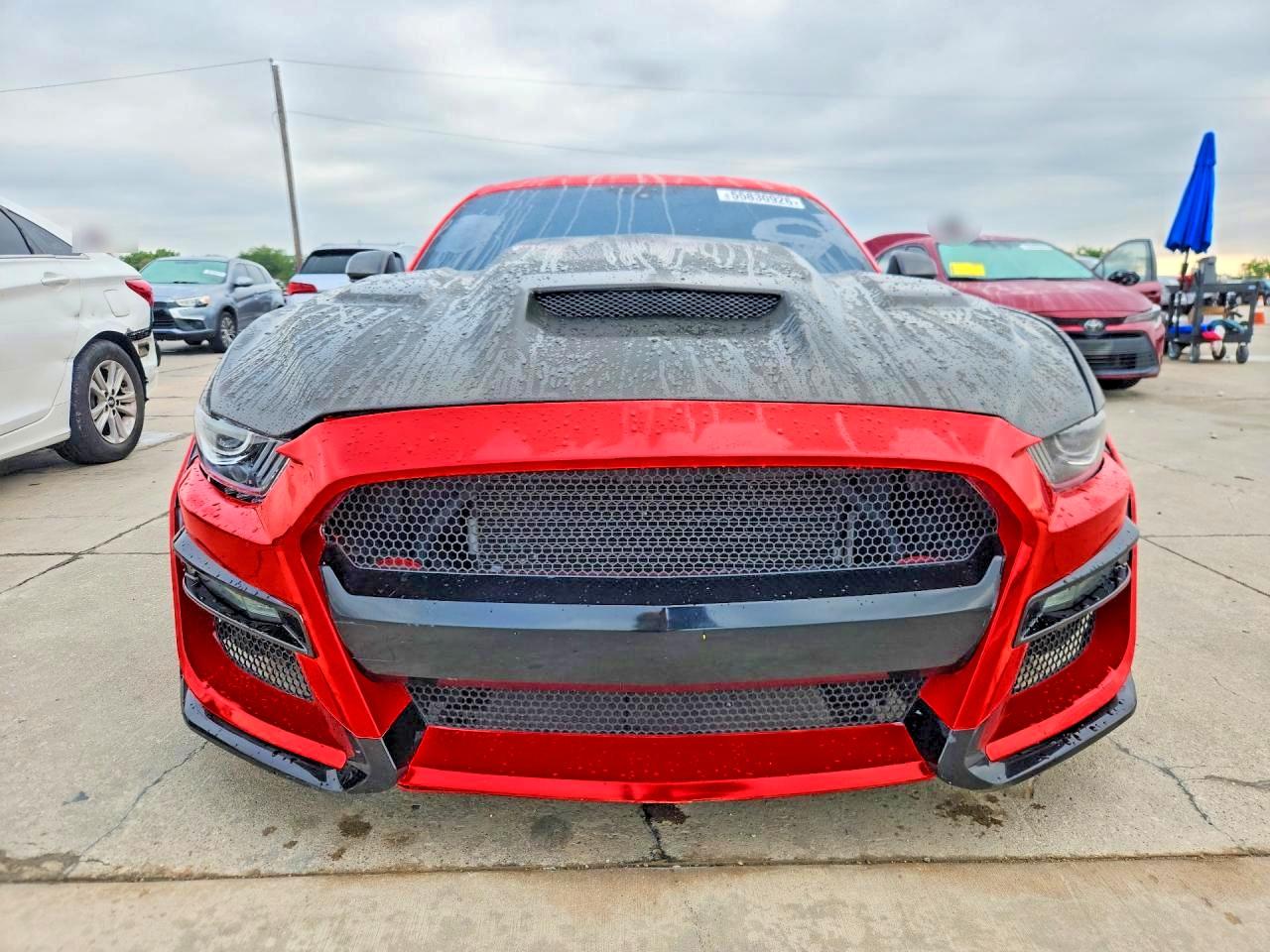 2017 Ford Mustang Gt Red vin: 1FA6P8CF7H5336365