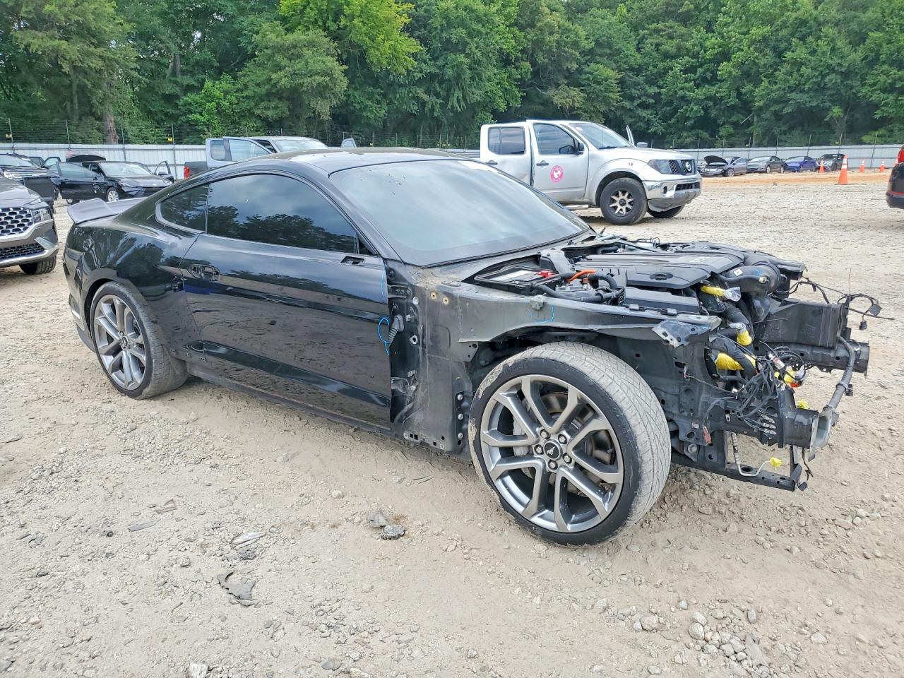 2018 Ford Mustang Gt Black vin: 1FA6P8CF7J5117217