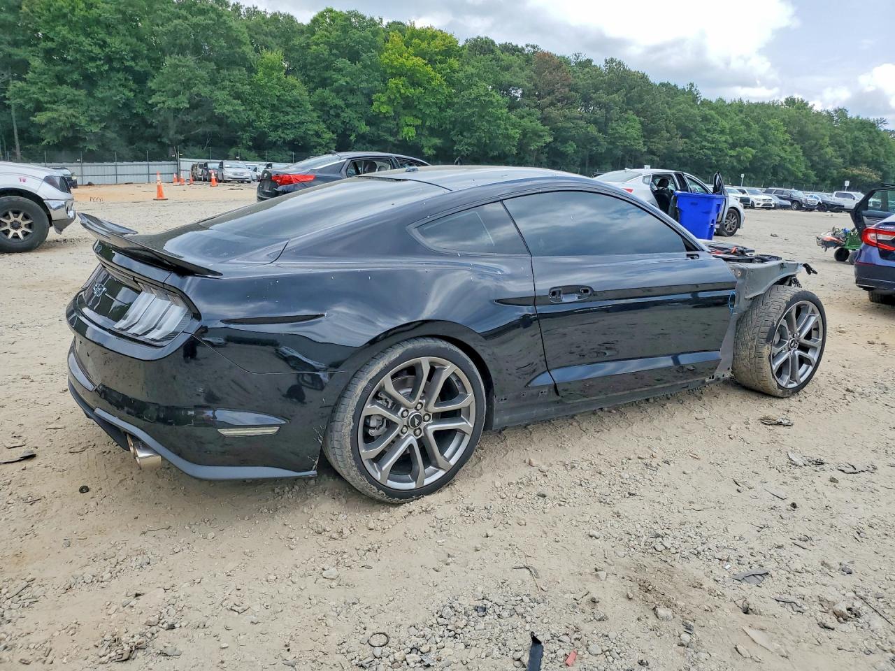2018 Ford Mustang Gt Black vin: 1FA6P8CF7J5117217