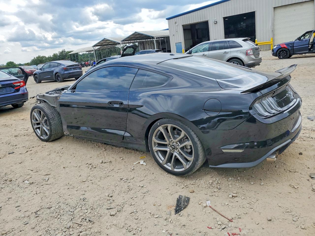 2018 Ford Mustang Gt Black vin: 1FA6P8CF7J5117217