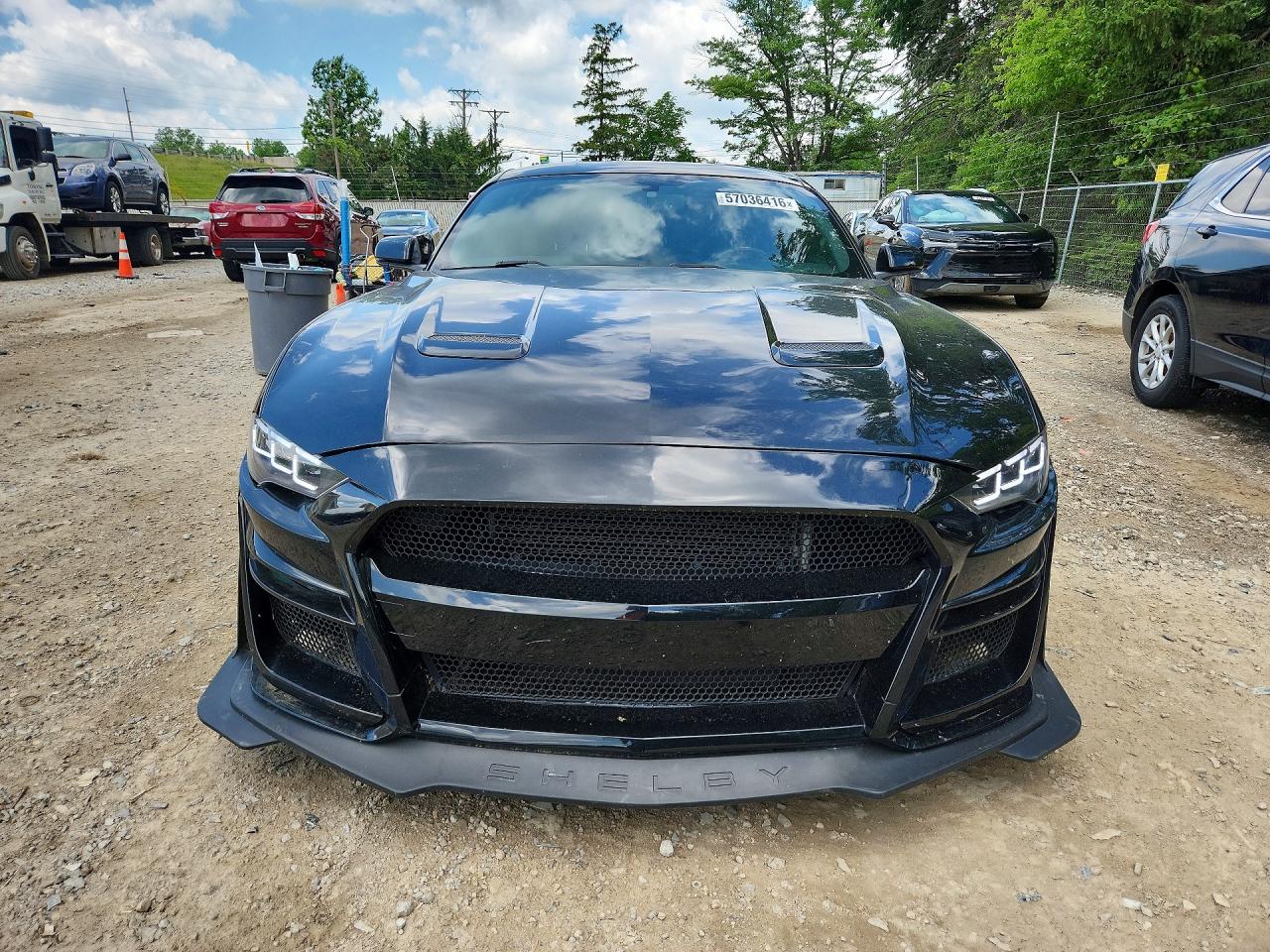 2018 Ford Mustang Gt Черный vin: 1FA6P8CF7J5127830