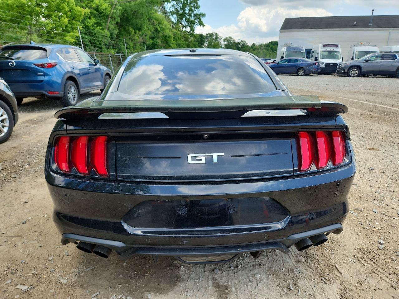 2018 Ford Mustang Gt Черный vin: 1FA6P8CF7J5127830