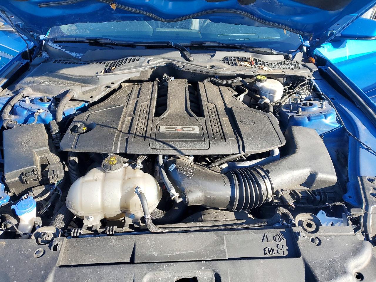2021 Ford Mustang Gt Синий vin: 1FA6P8CF7M5137875