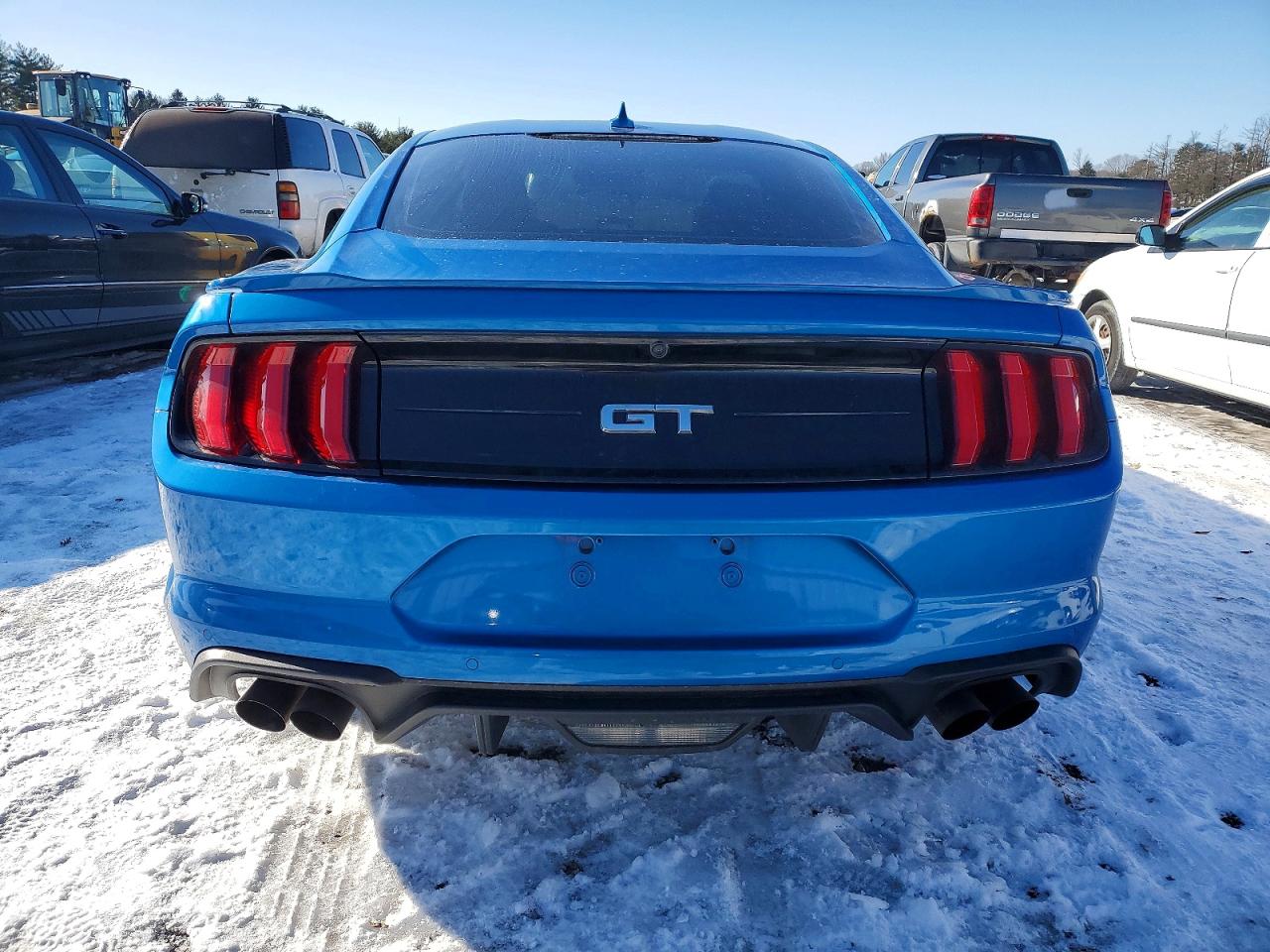 2021 Ford Mustang Gt Синий vin: 1FA6P8CF7M5137875