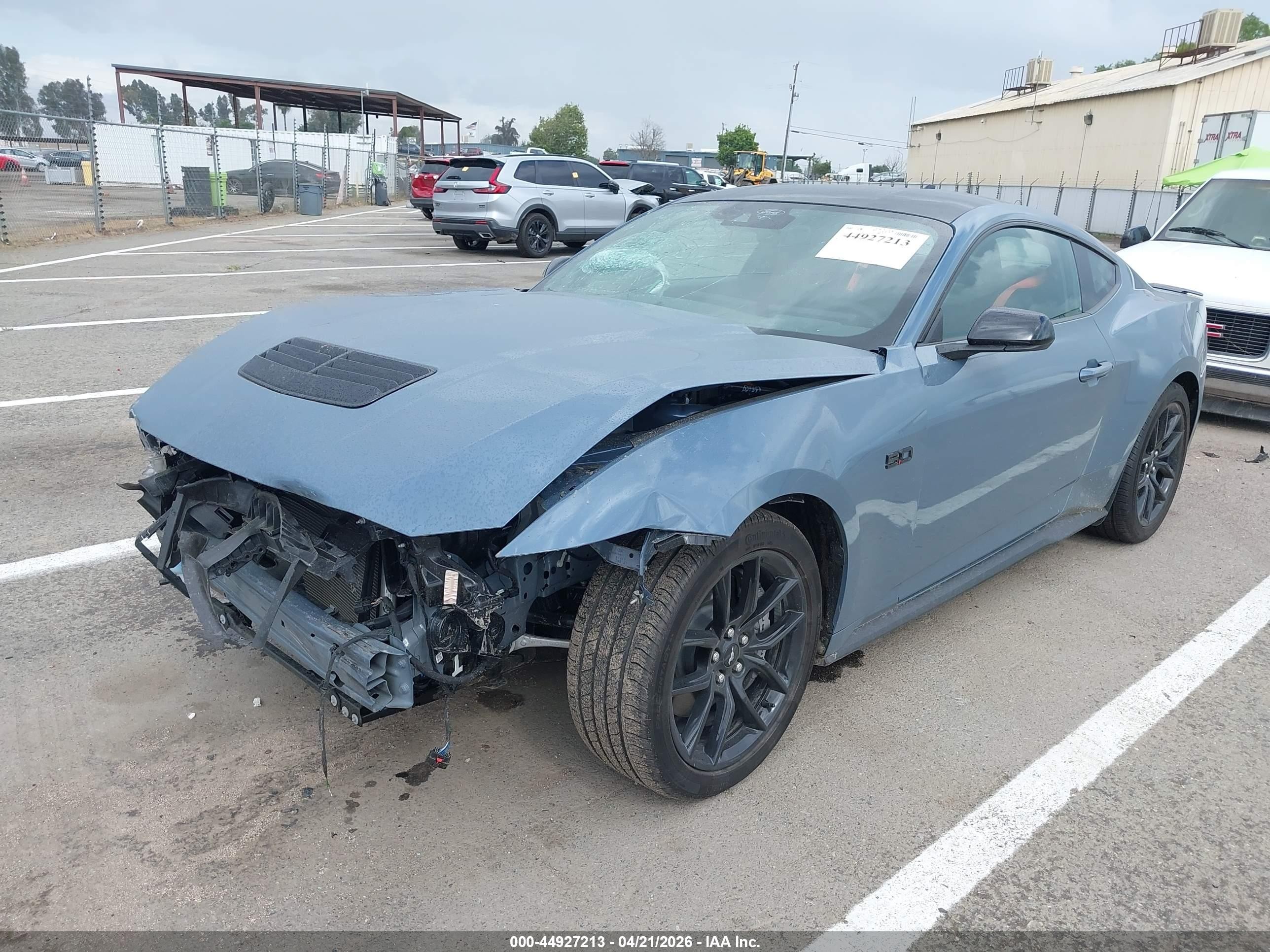 2026 Ford Mustang Gt Fastback Gray vin: 1FA6P8CF7T5400915