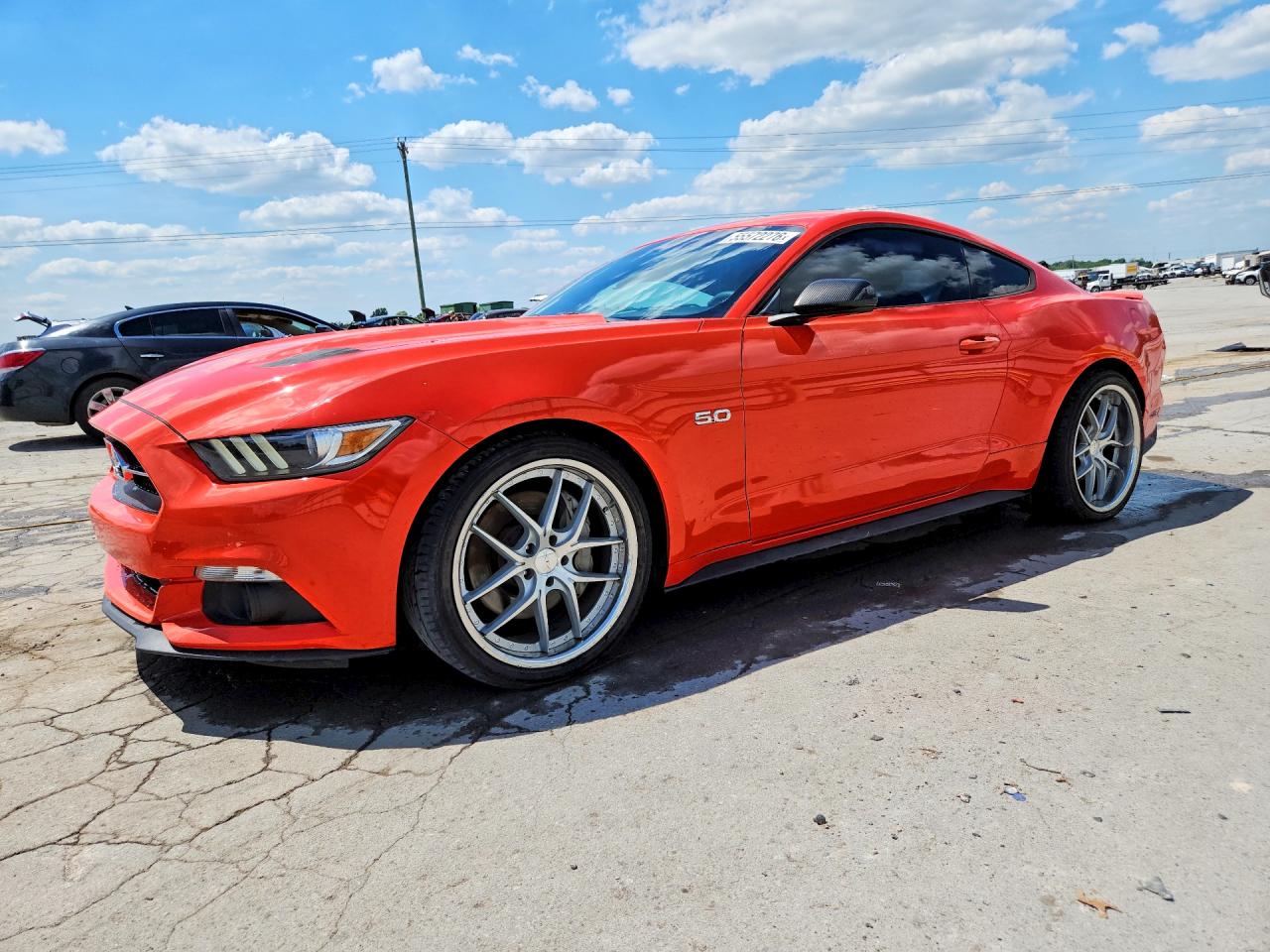 2015 Ford Mustang Gt Orange vin: 1FA6P8CF8F5313108