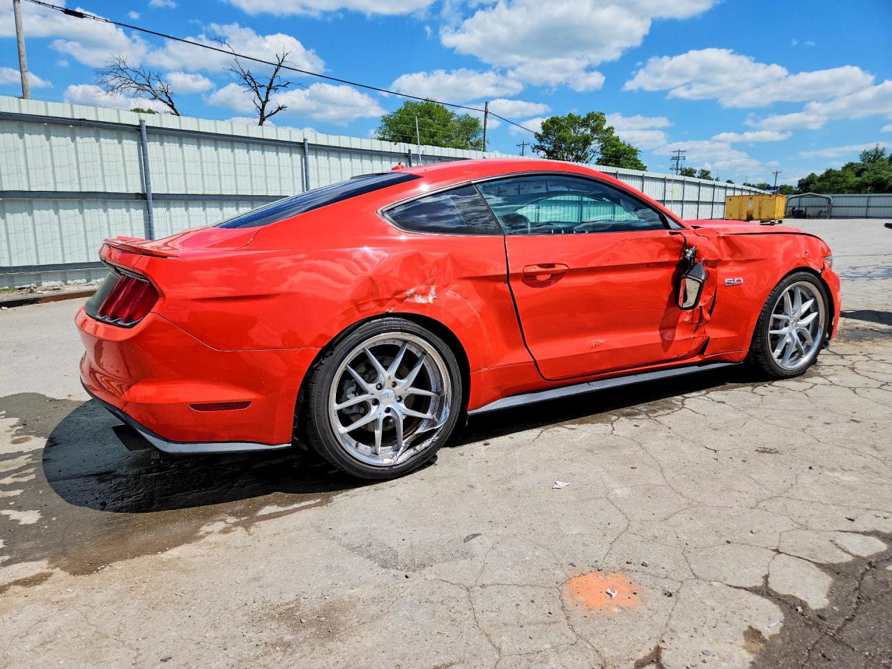 2015 Ford Mustang Gt Orange vin: 1FA6P8CF8F5313108